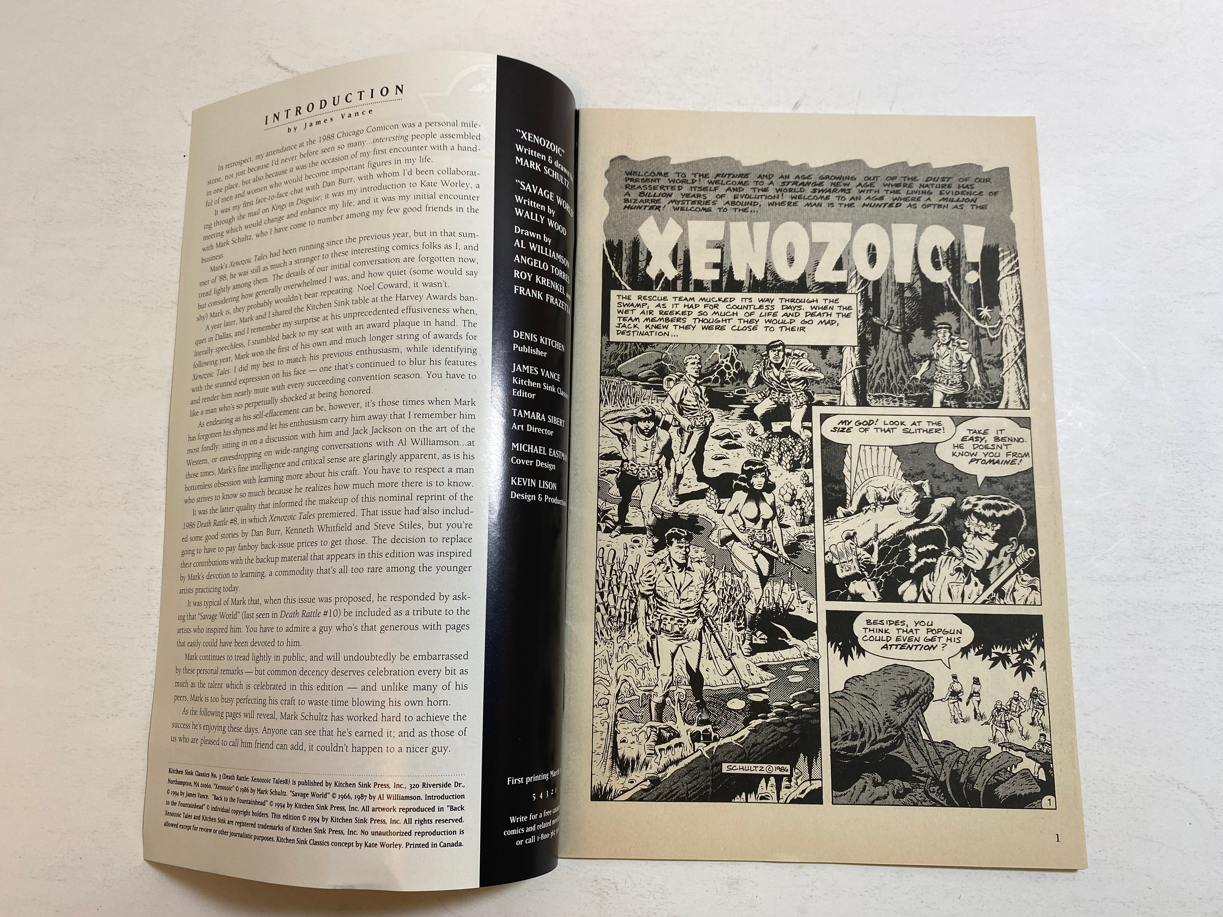 Death Rattle 25th Anniversary No. 8 Kitchen Sink Comic 1994