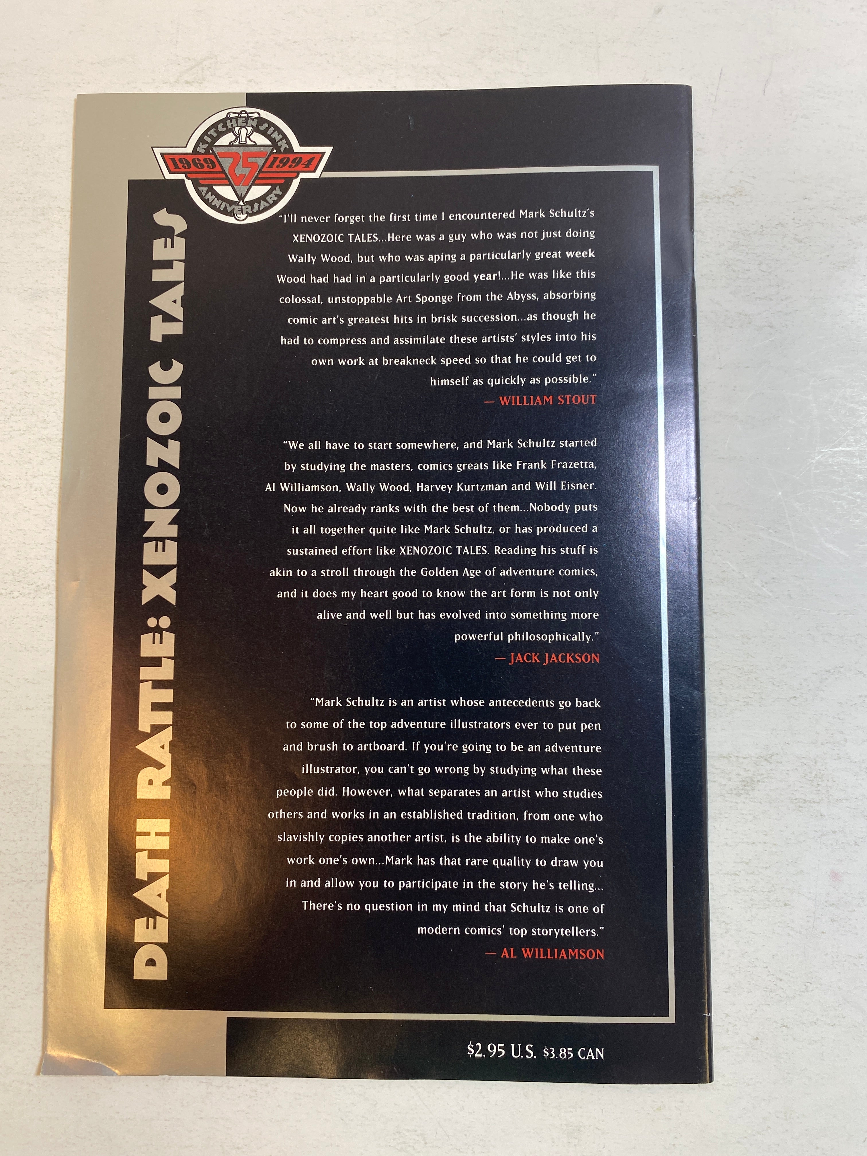 Death Rattle 25th Anniversary No. 8 Kitchen Sink Comic 1994