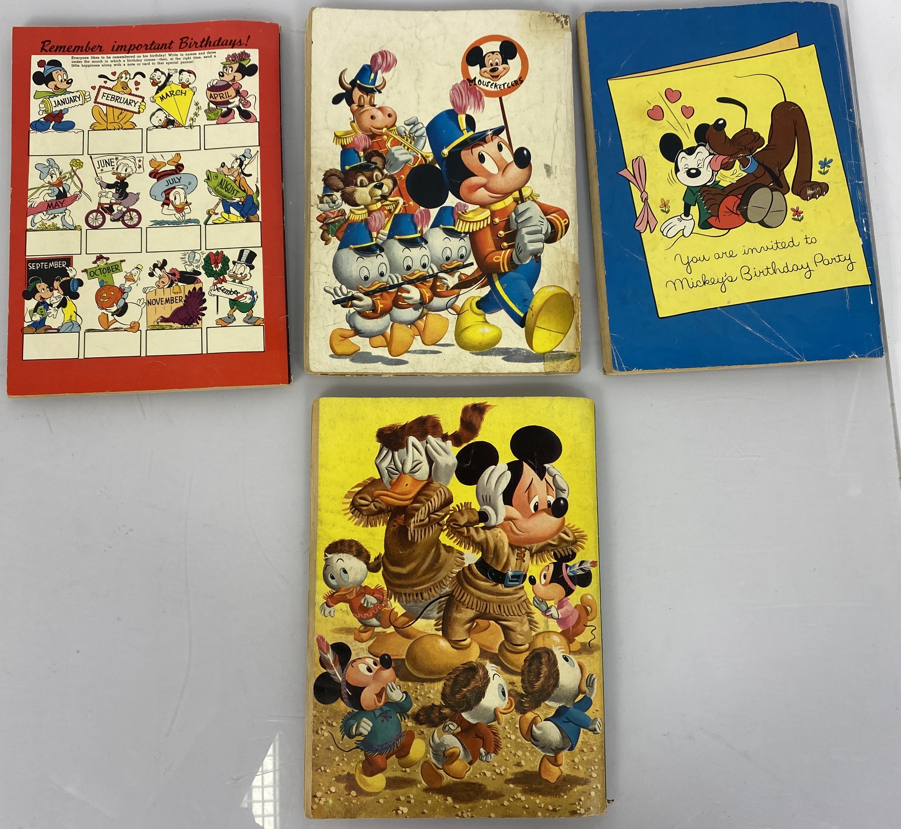 Dell Comics Disney's Mickey Mouse Lot of 8 1950-1957