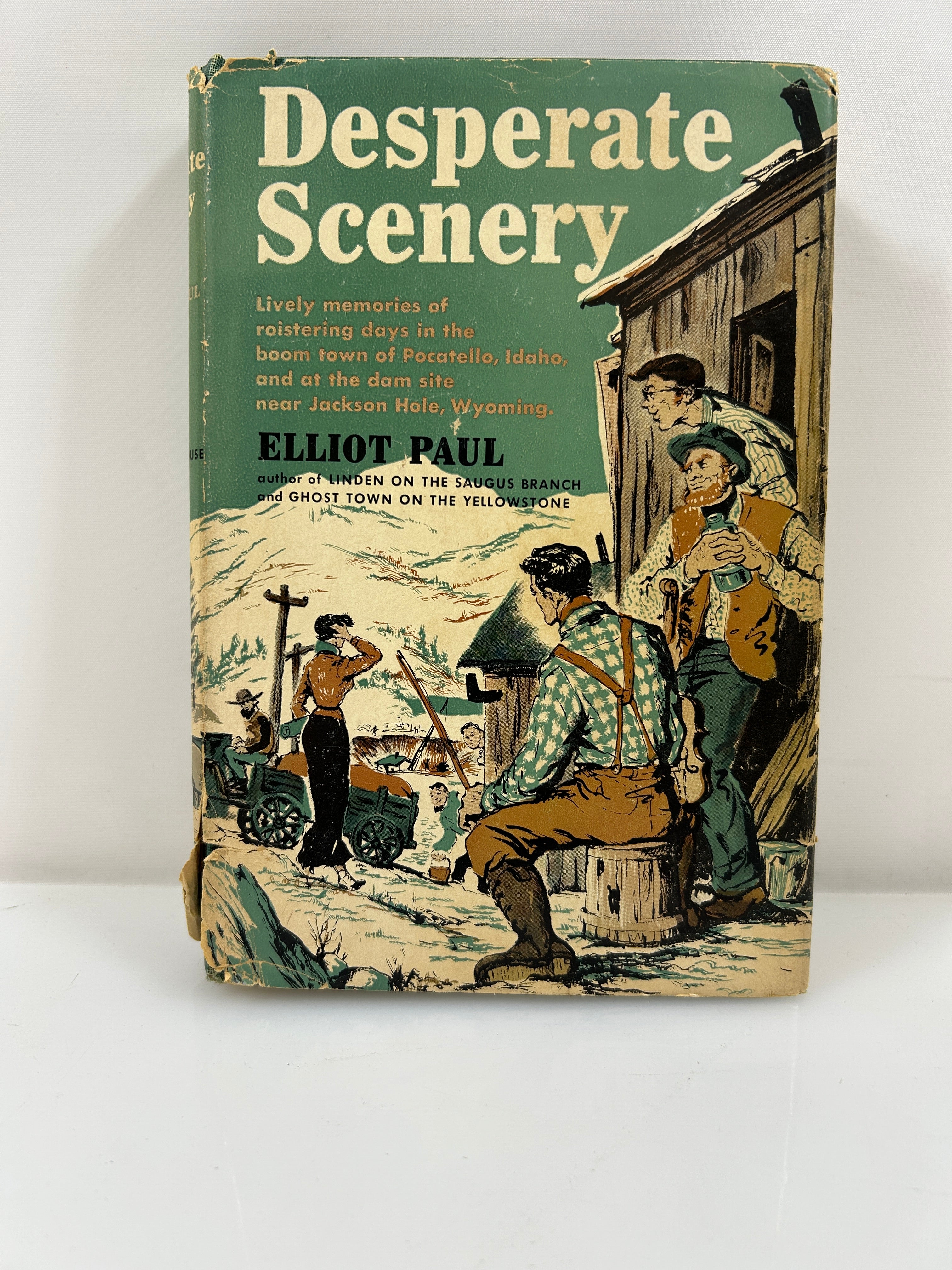 Desperate Scenery by Elliot Paul 1954 Second Printing HC DJ