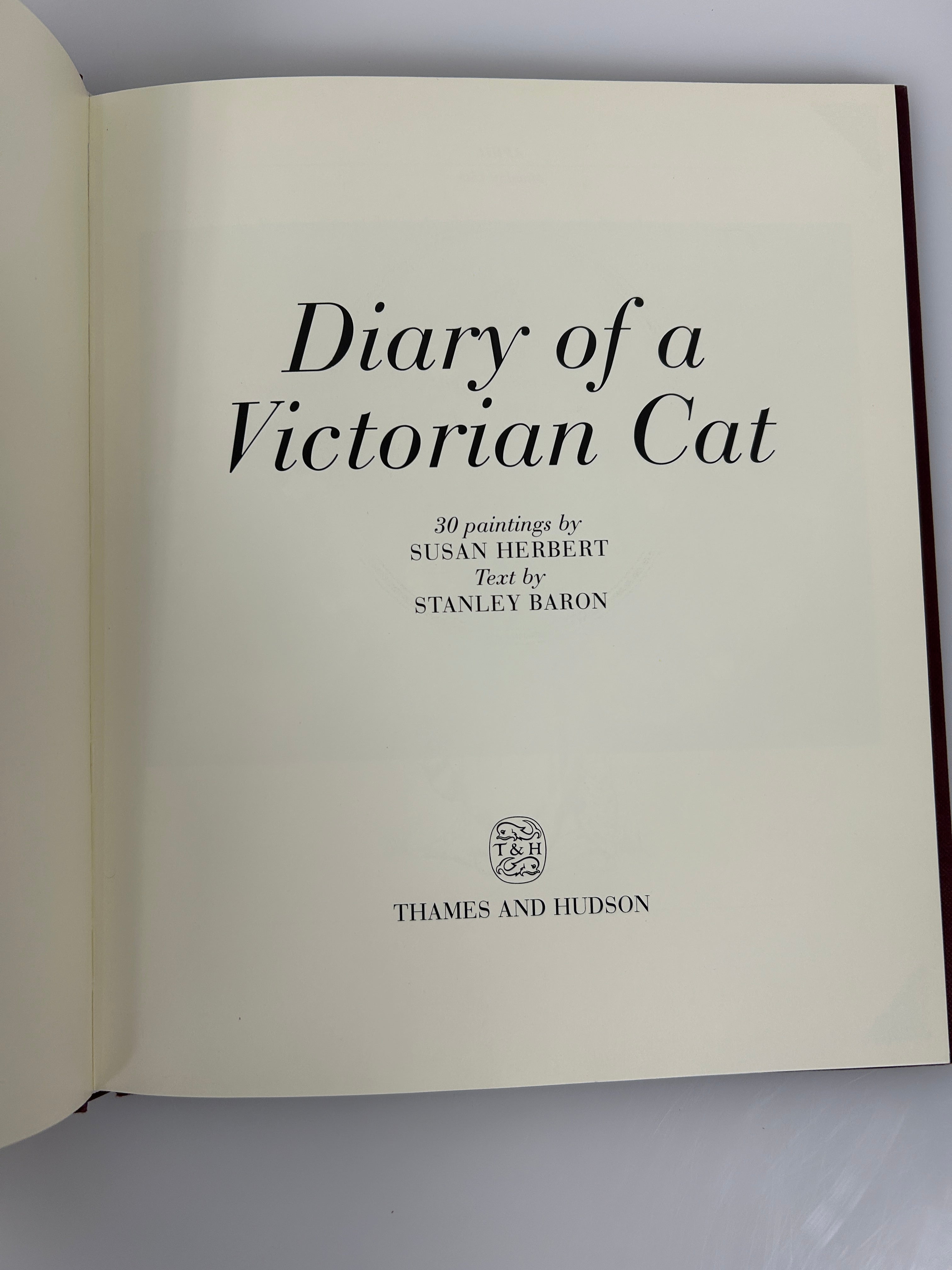 Diary of a Victorian Cat Ill Susan Herbert 1991 HCDJ