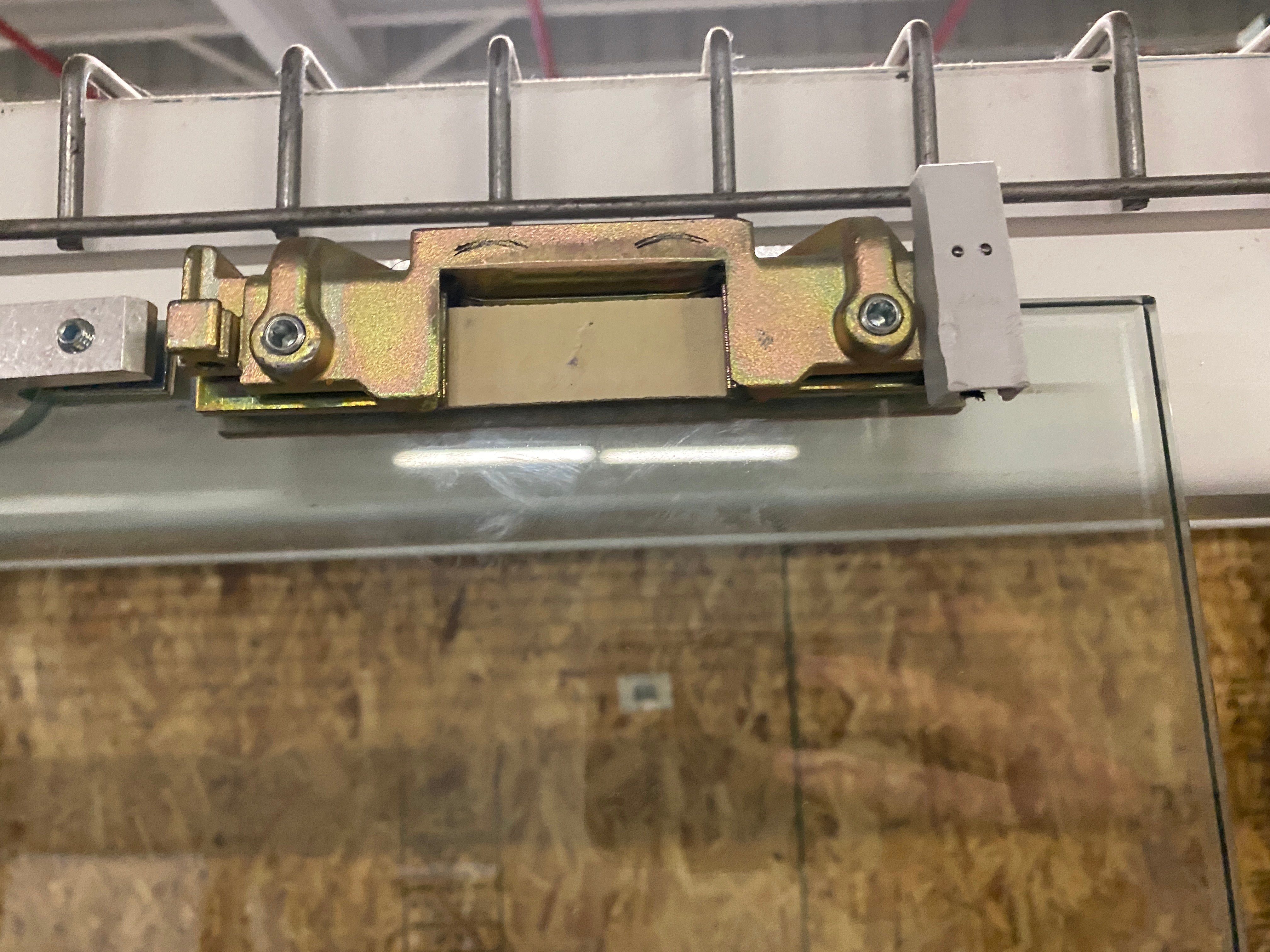 Dismantled Glass Walls w/ Sliding Glass Door