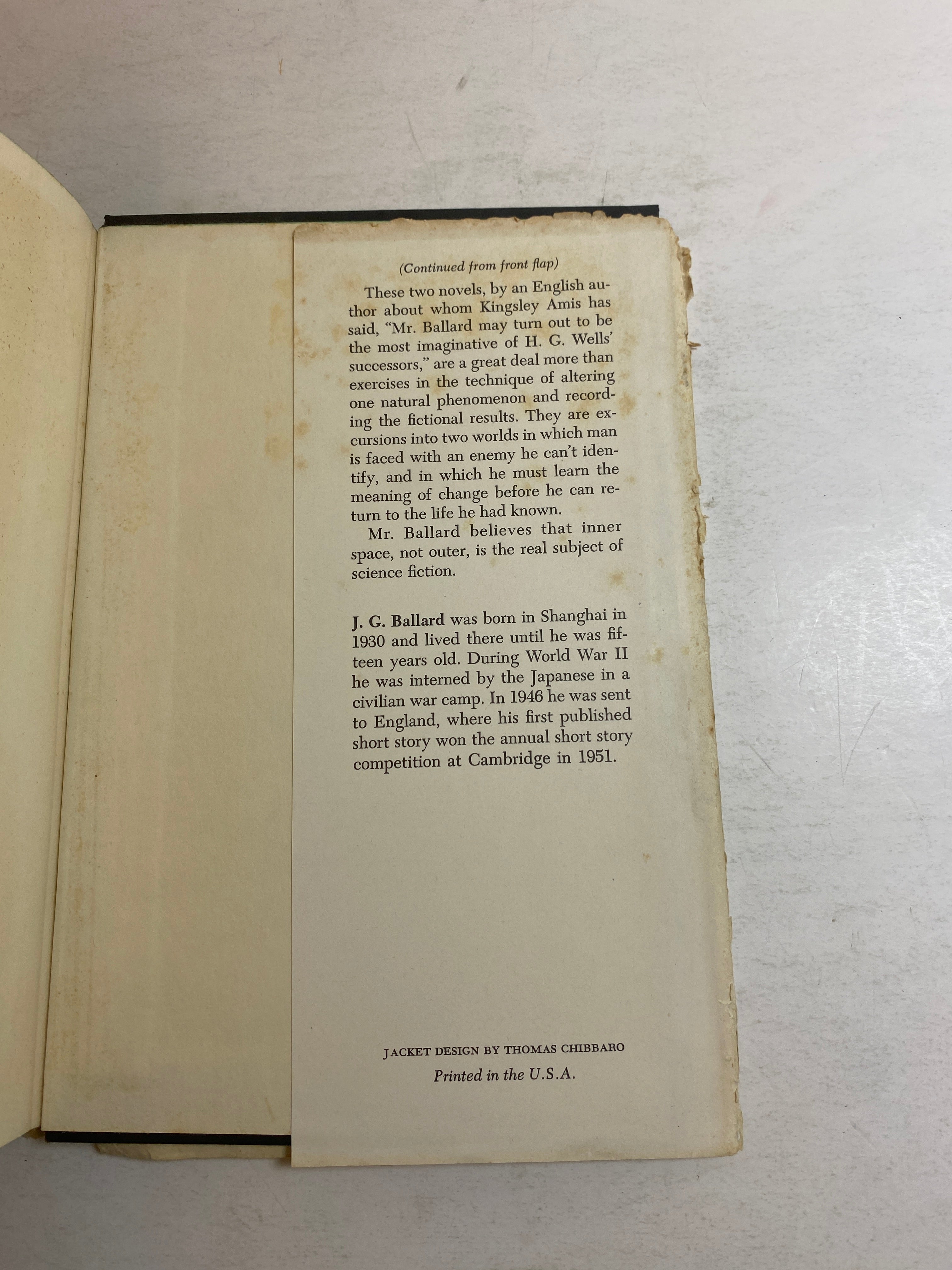 Drowned World and Wind from Nowhere Ballard HCDJ 1965