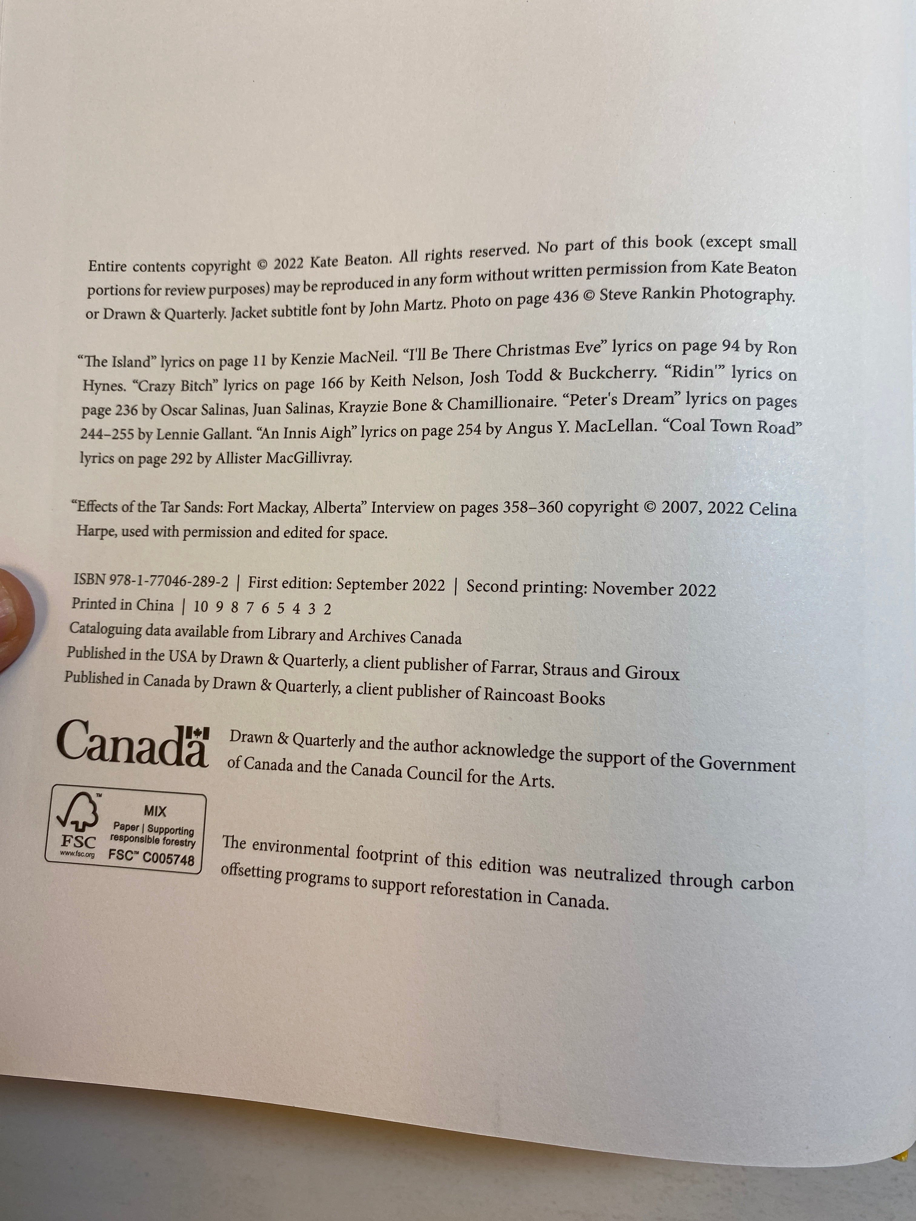 Ducks Two Years in Oil Sands Kate Beacon HCDJ 2022