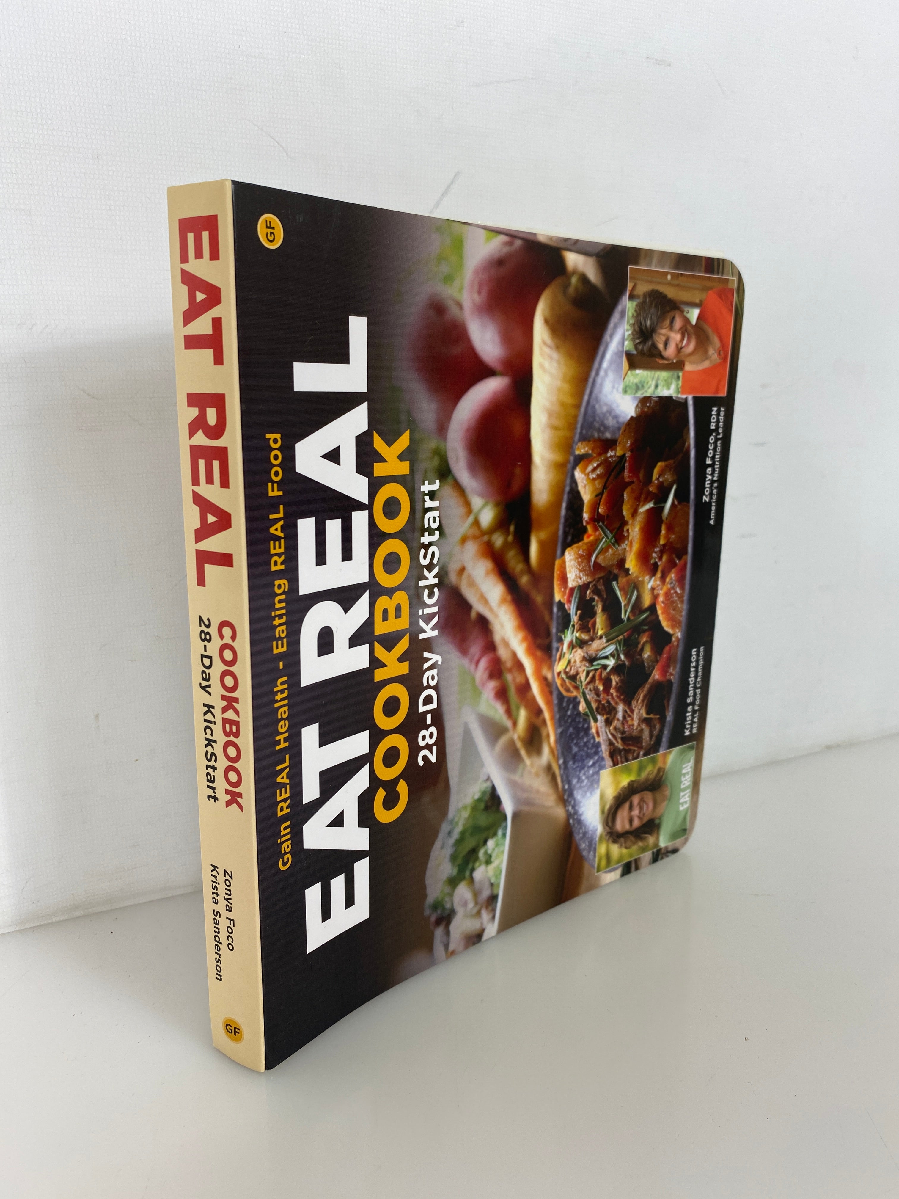 Eat Real Cookbook 28 Day Kickstart by Sanderson/Foco 2020 Signed Spiral SC