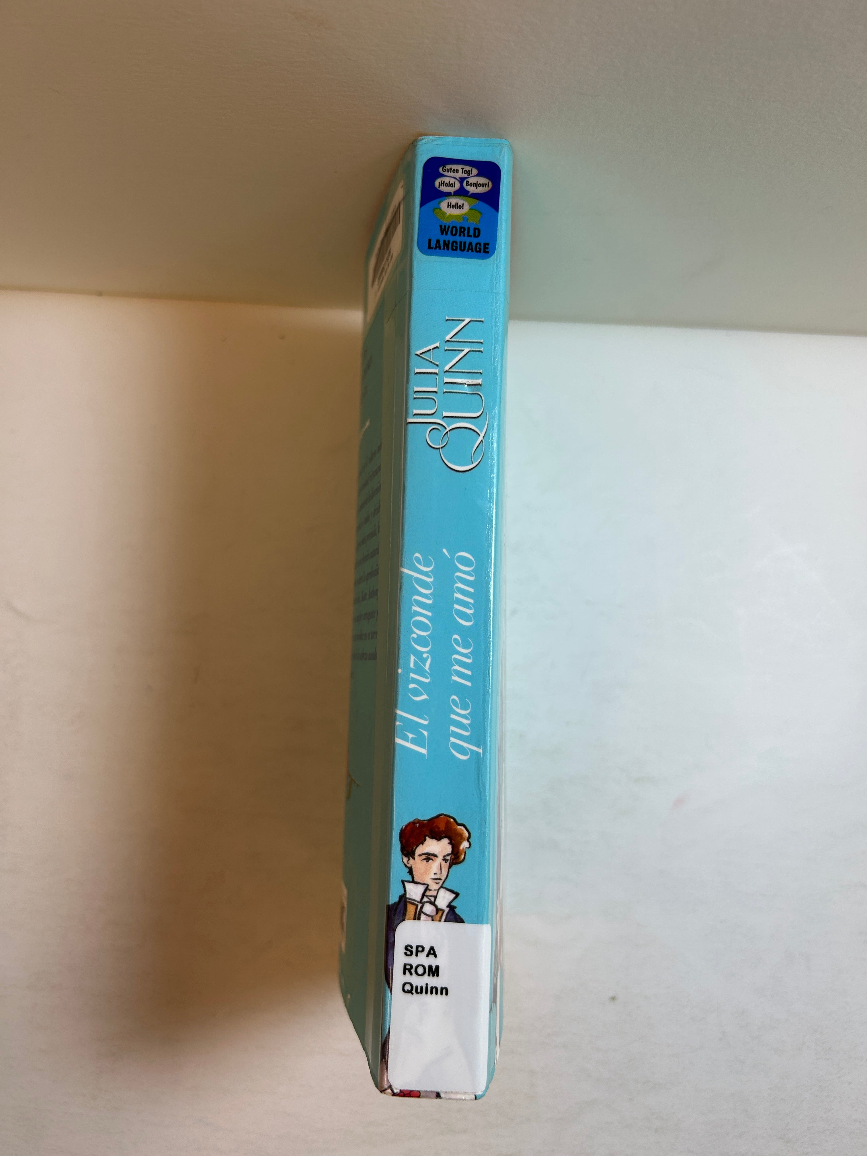 El vizconde que me amó (Bridgerton 2) Spanish Edition Trade Paperback Ex-Library