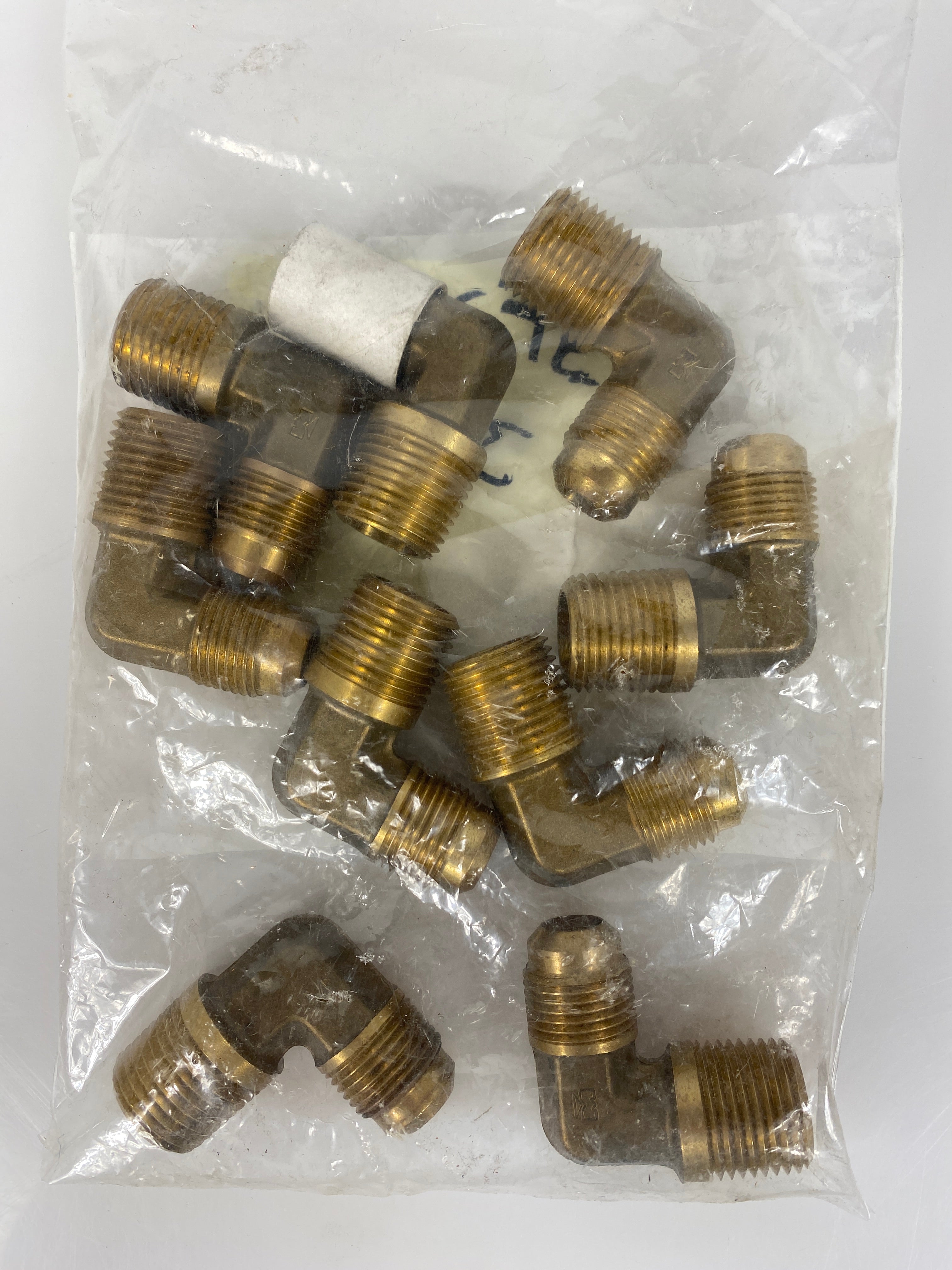 ELL Flare Half H 1/2" MIP x 1/2" MIP Pack of 9