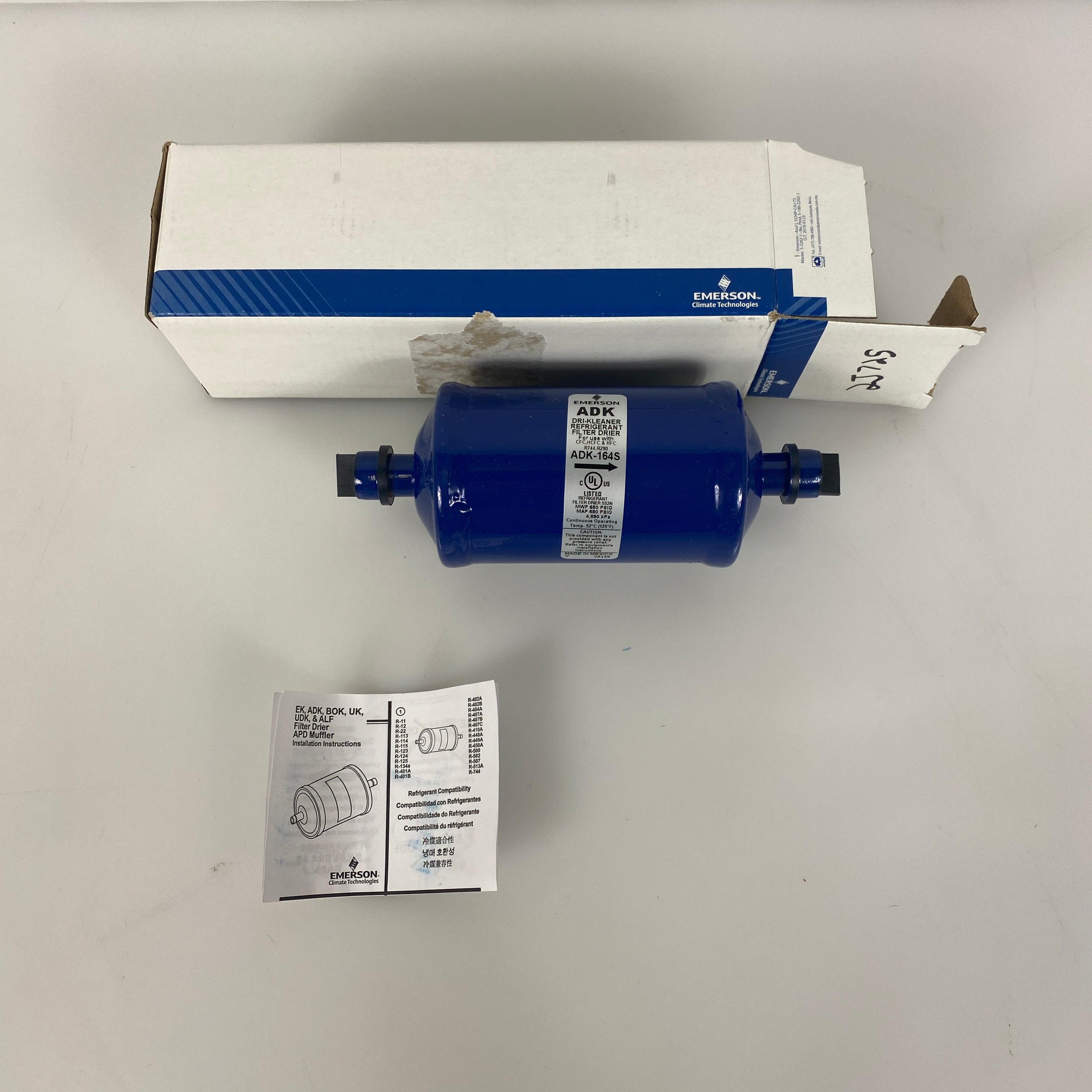 Emerson #059841 Filter Suction 1/2 ODF Solder