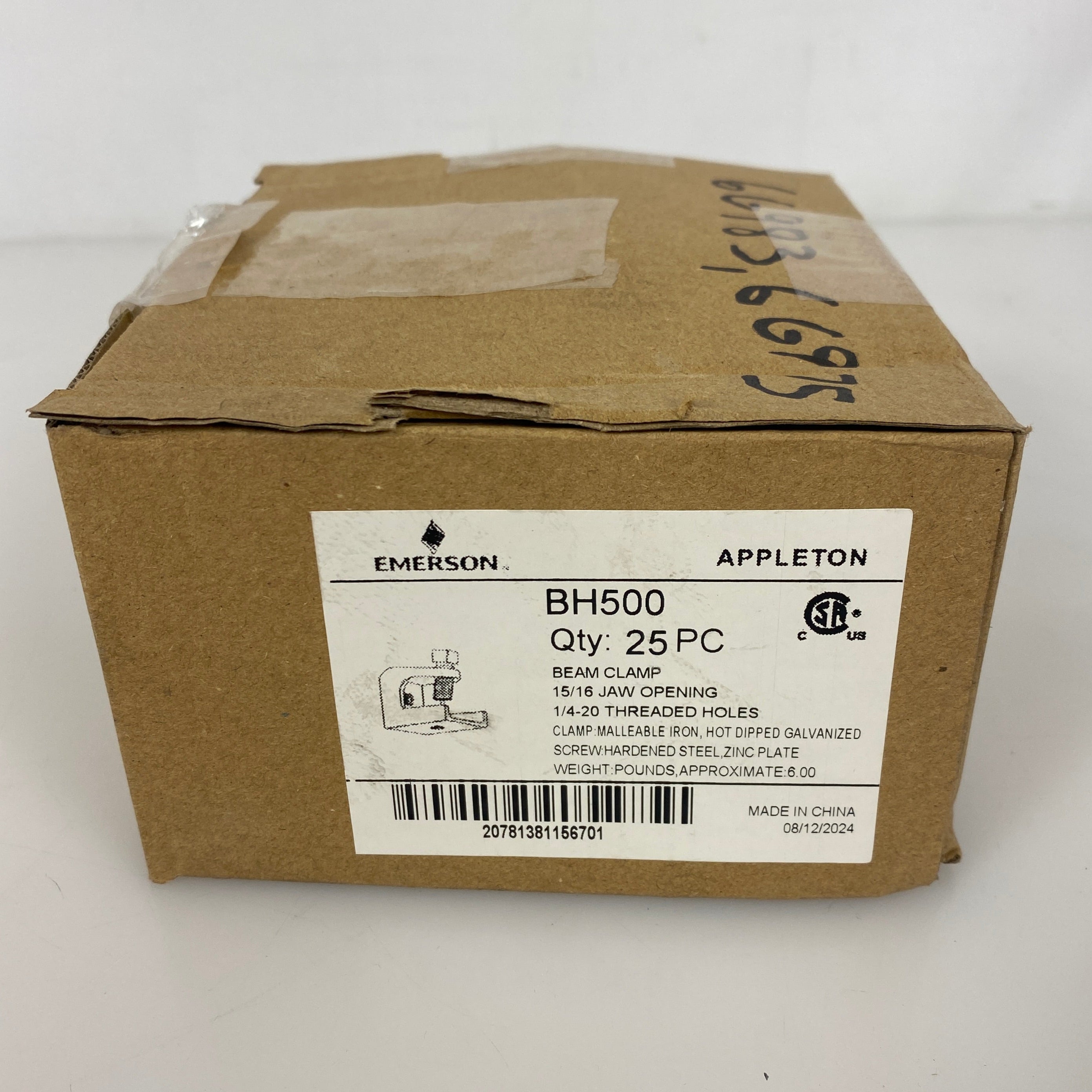 Emerson #BH500 Valve Radiator Thermostat 1/2" Angle 4 Pack