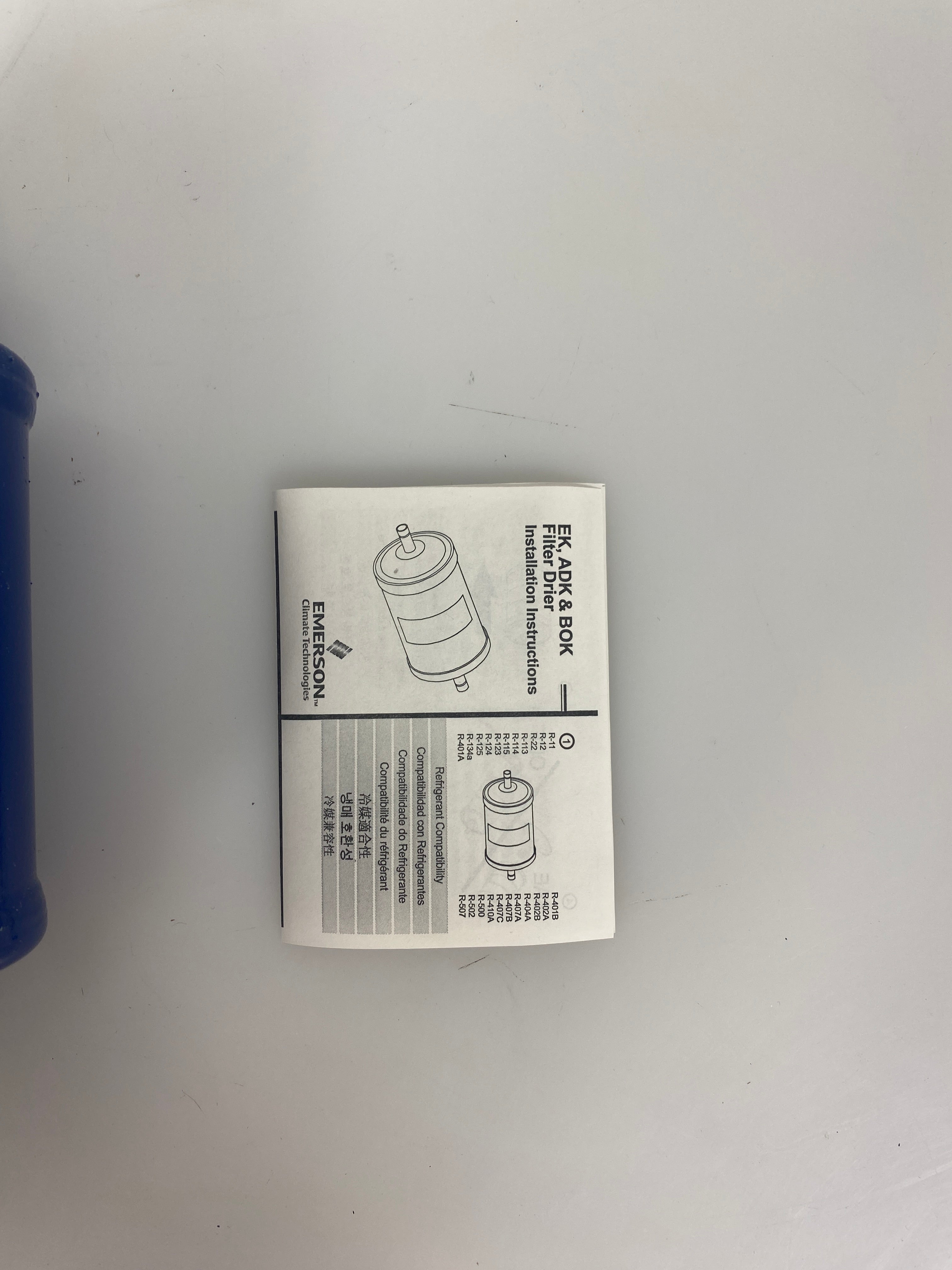 Emerson Flow Controls 060236 BOK305S Liquid Filter Dryer