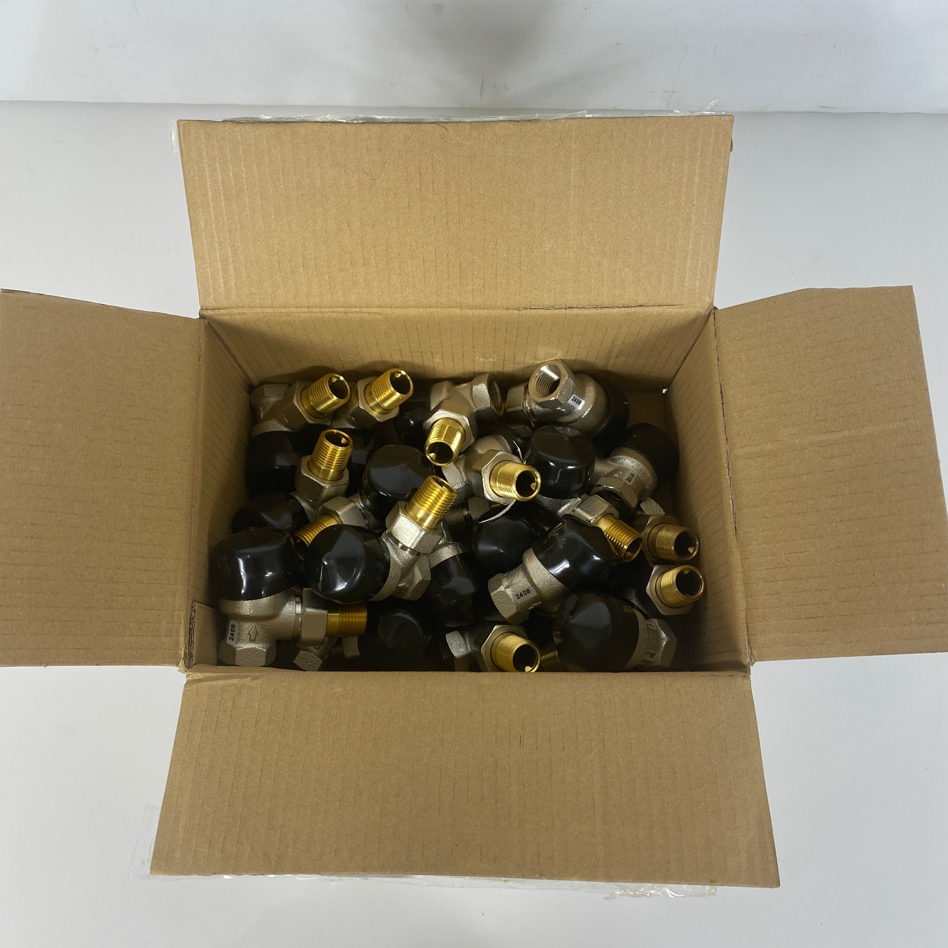 Emerson #V110E Brass Threaded Valve Angle 1/2" Pack of 17