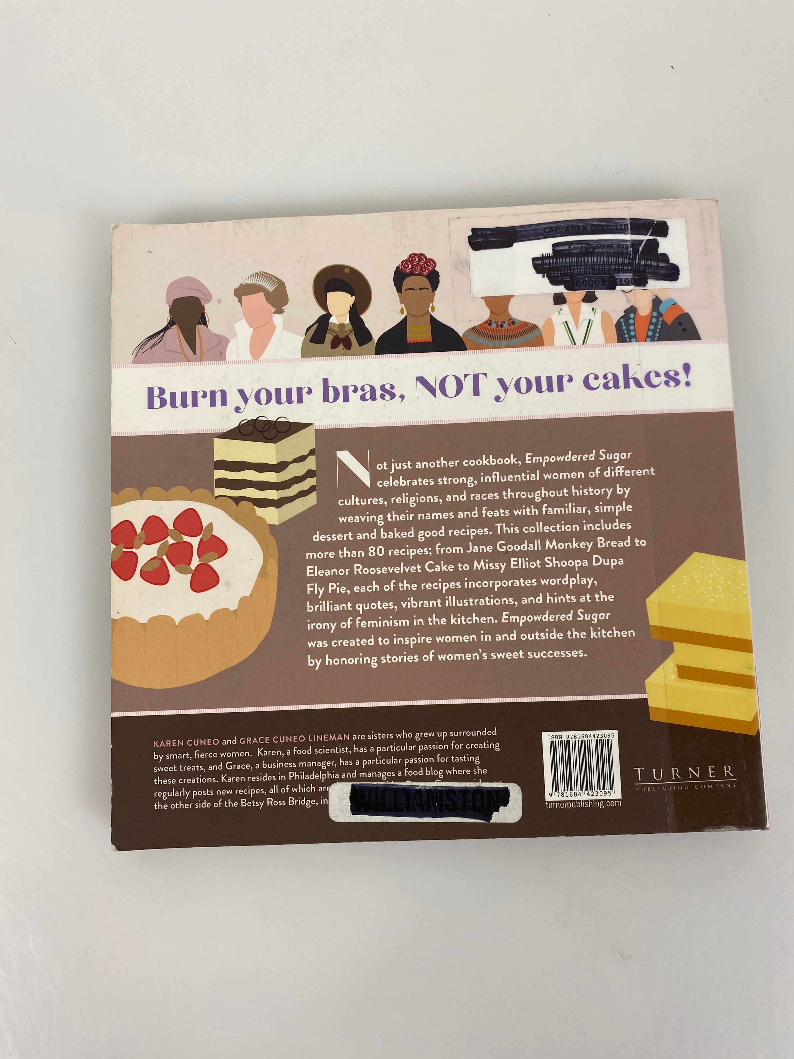 Empowdered Sugar Cookbook Karen Grace Cuneo SC 2019