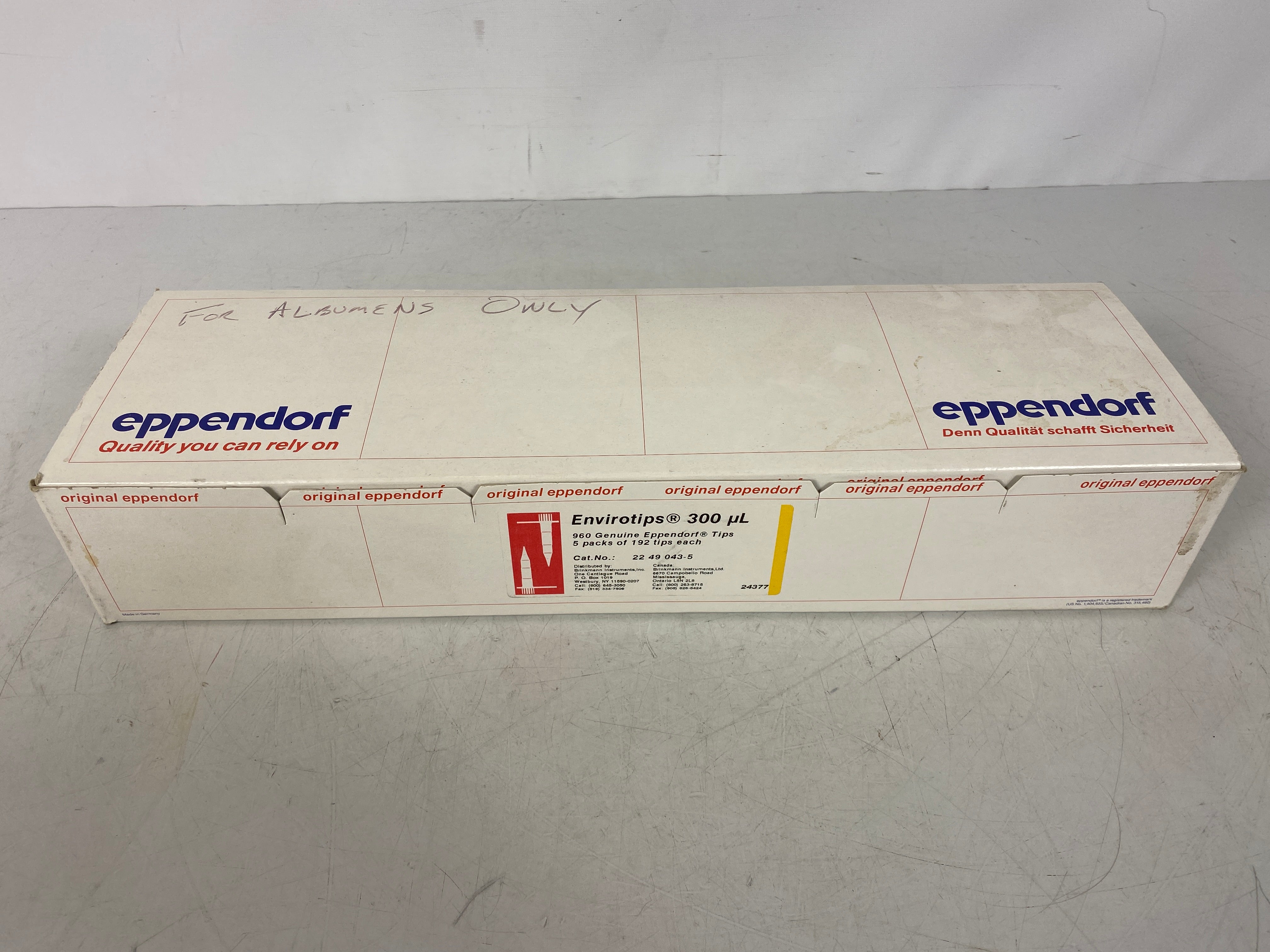 Eppendorf Envirotops 300 μl Pipette Tips 960 ct