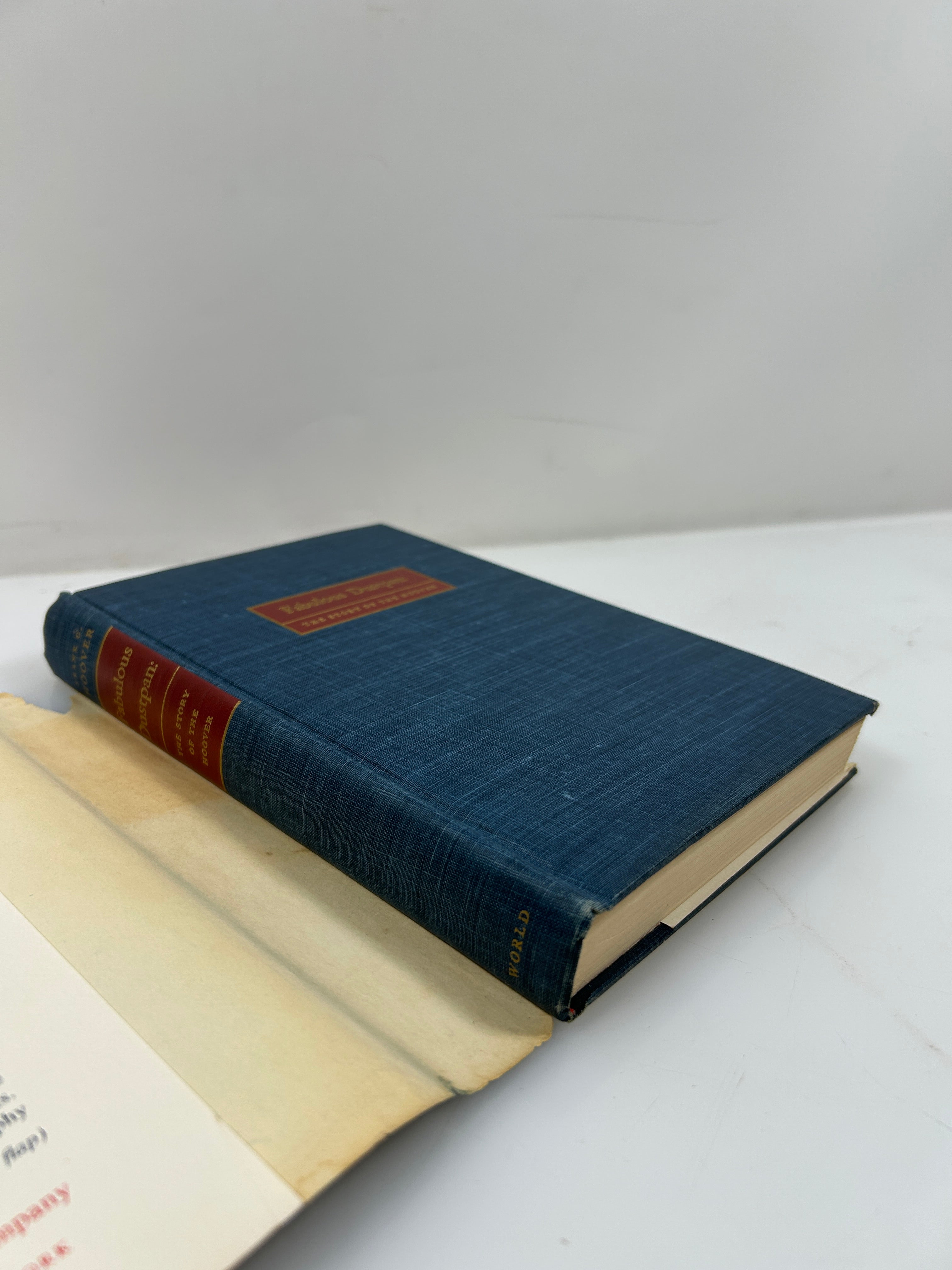 Fabulous Dustpan the Story of Hoover by Frank G. Hoover 1955  1st Ed HCDJ
