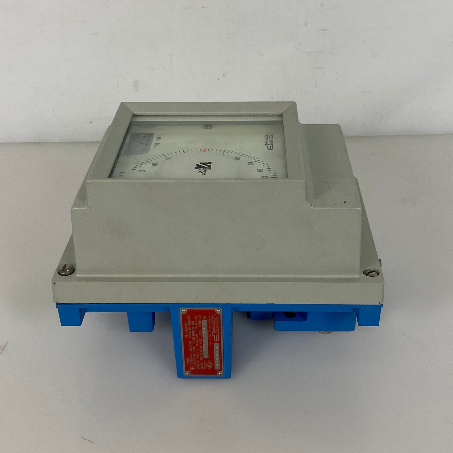 Fischer and Porter #10A5004EAFCL Wall Mounted Flow Meter *Untested*