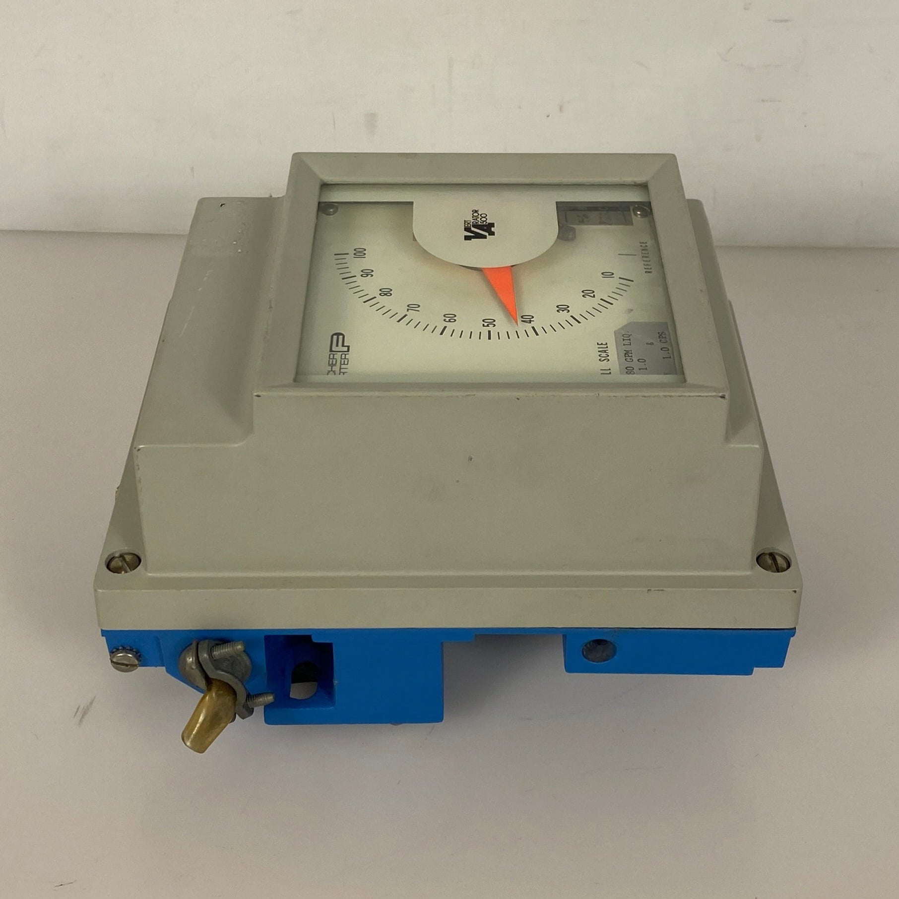 Fischer and Porter #10A5004EAFCL Wall Mounted Flow Meter *Untested*