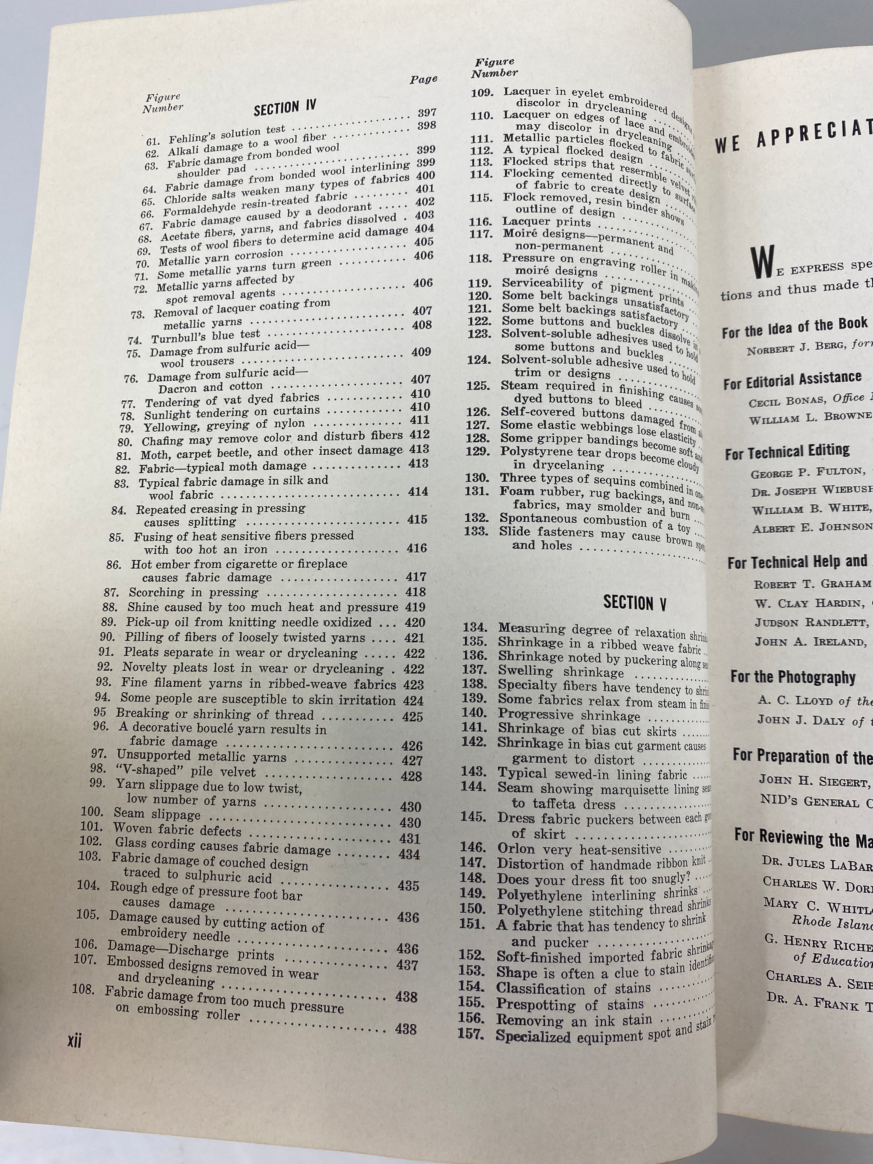 Focus on Fabrics Dorothy Siegert Lyle Drycleaning 1958 HC