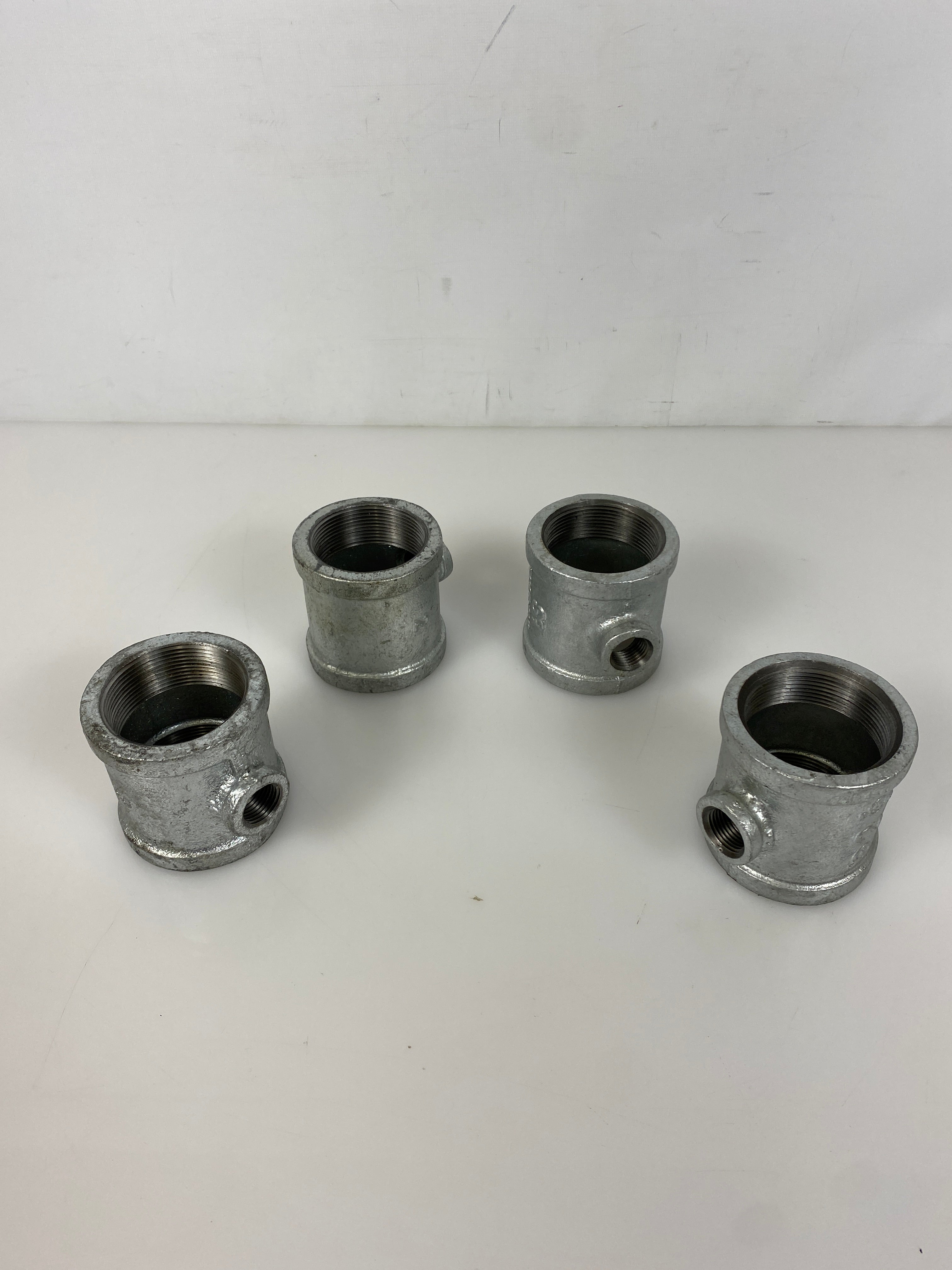 Galvanized T  2" x 2" x 1/2" Pack of 4