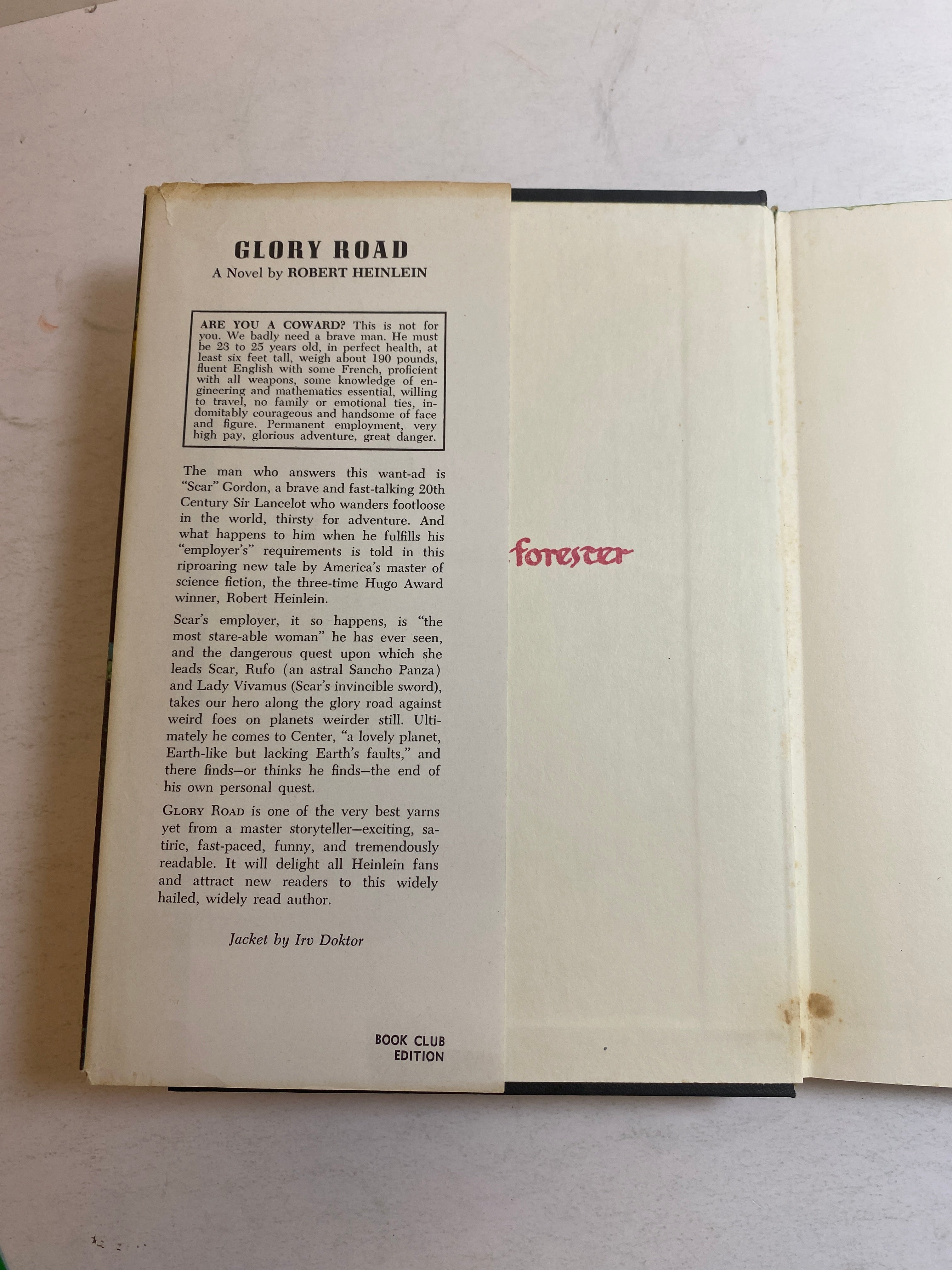 Glory Road Robert Heinlein HCDJ 1963