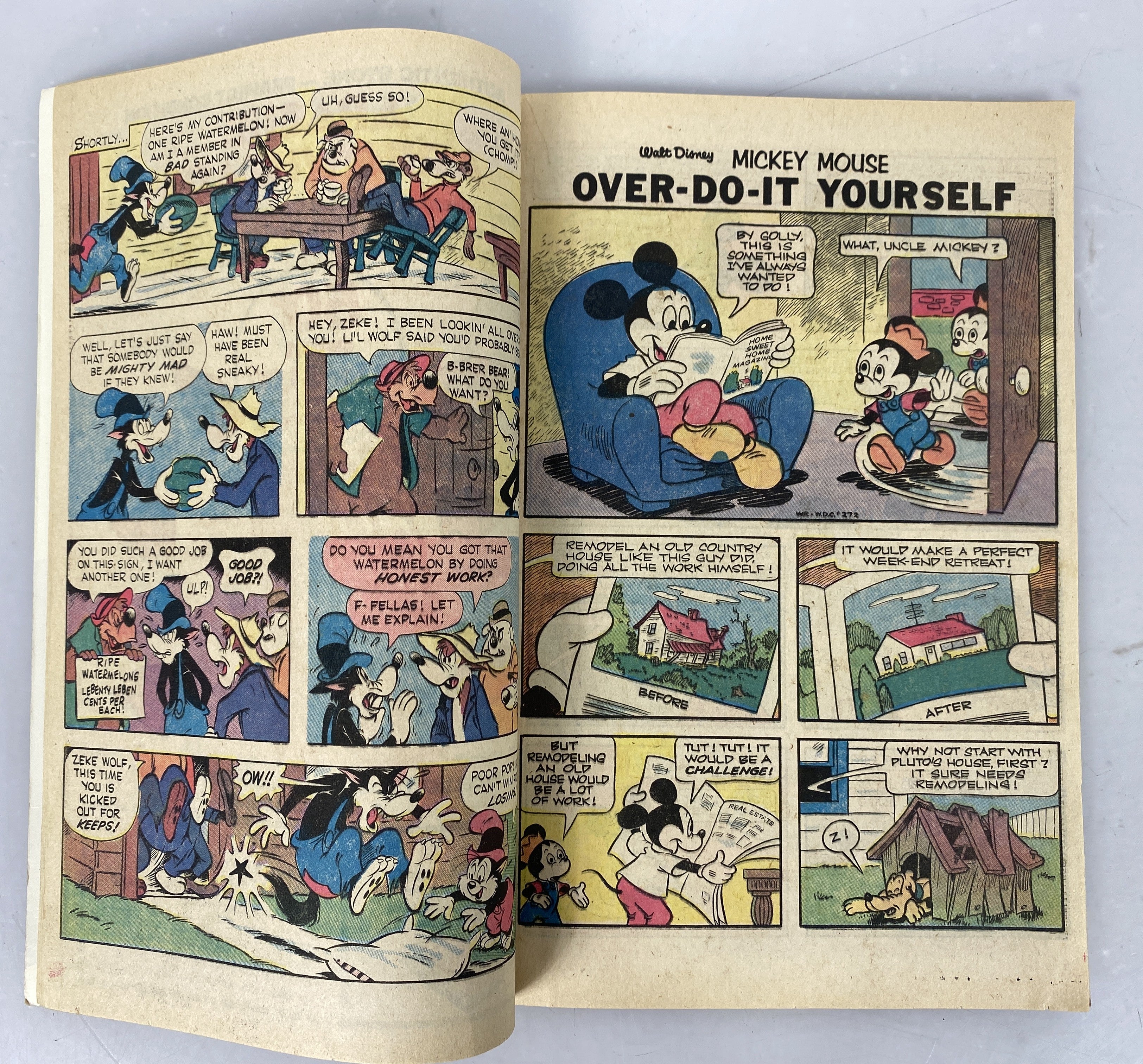 Gold Key Comic Walt Disney's Comics and Stories Lot of 10 1968-1979