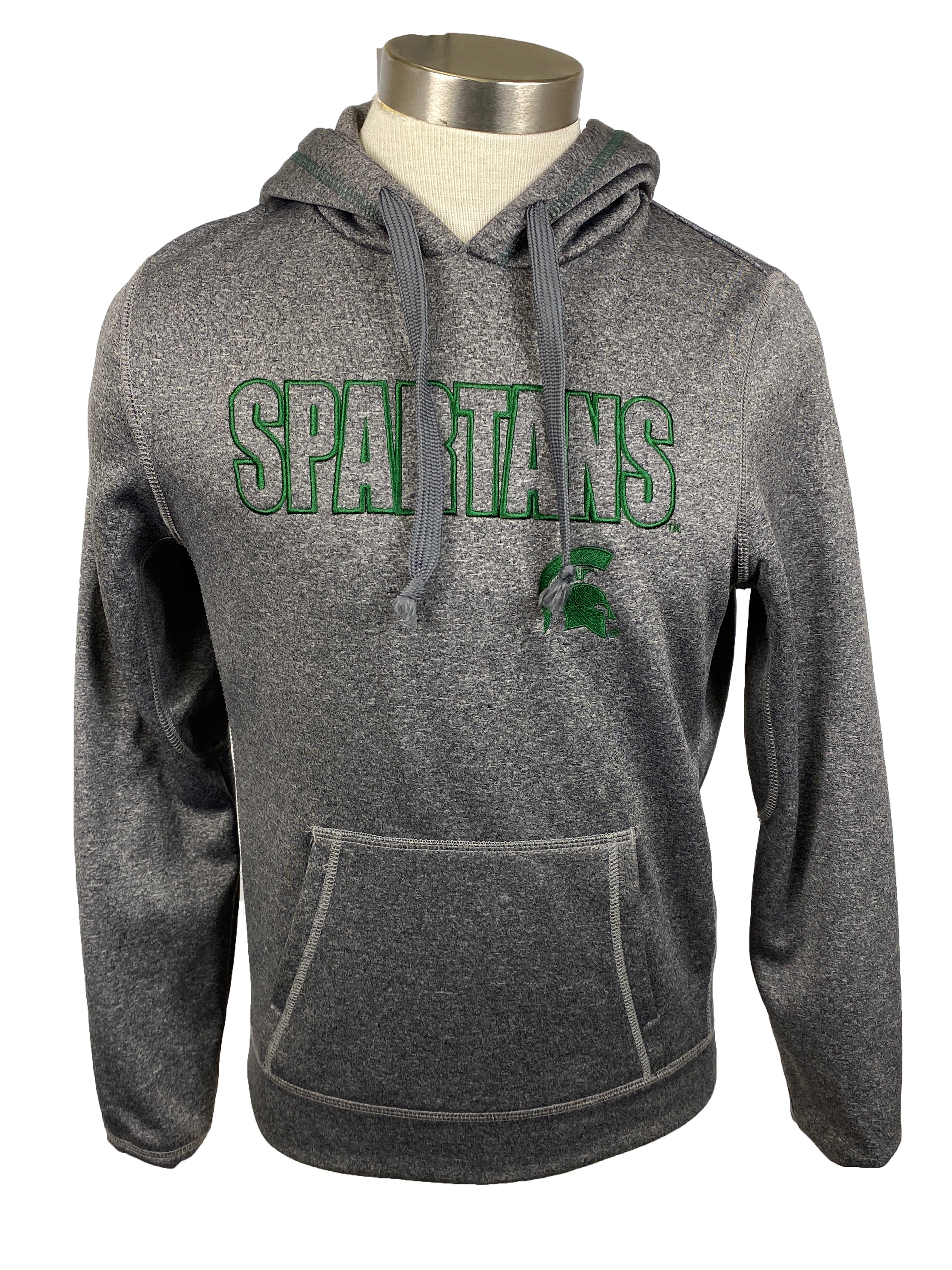 Gray Spartans Hooded Sweatshirt Women's Size M