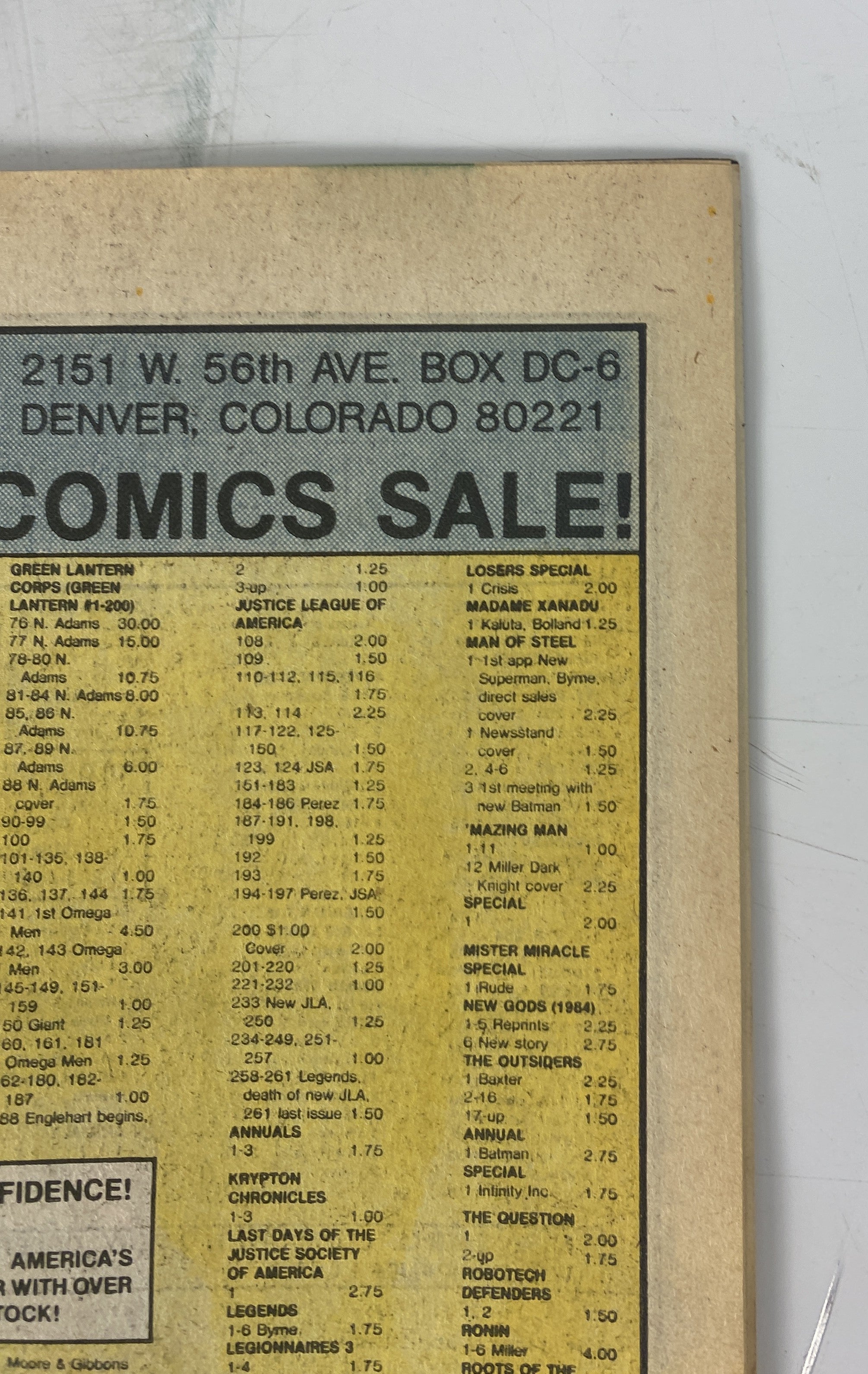 Green Lantern Corps Lot of 9 Issues (1986-1988)