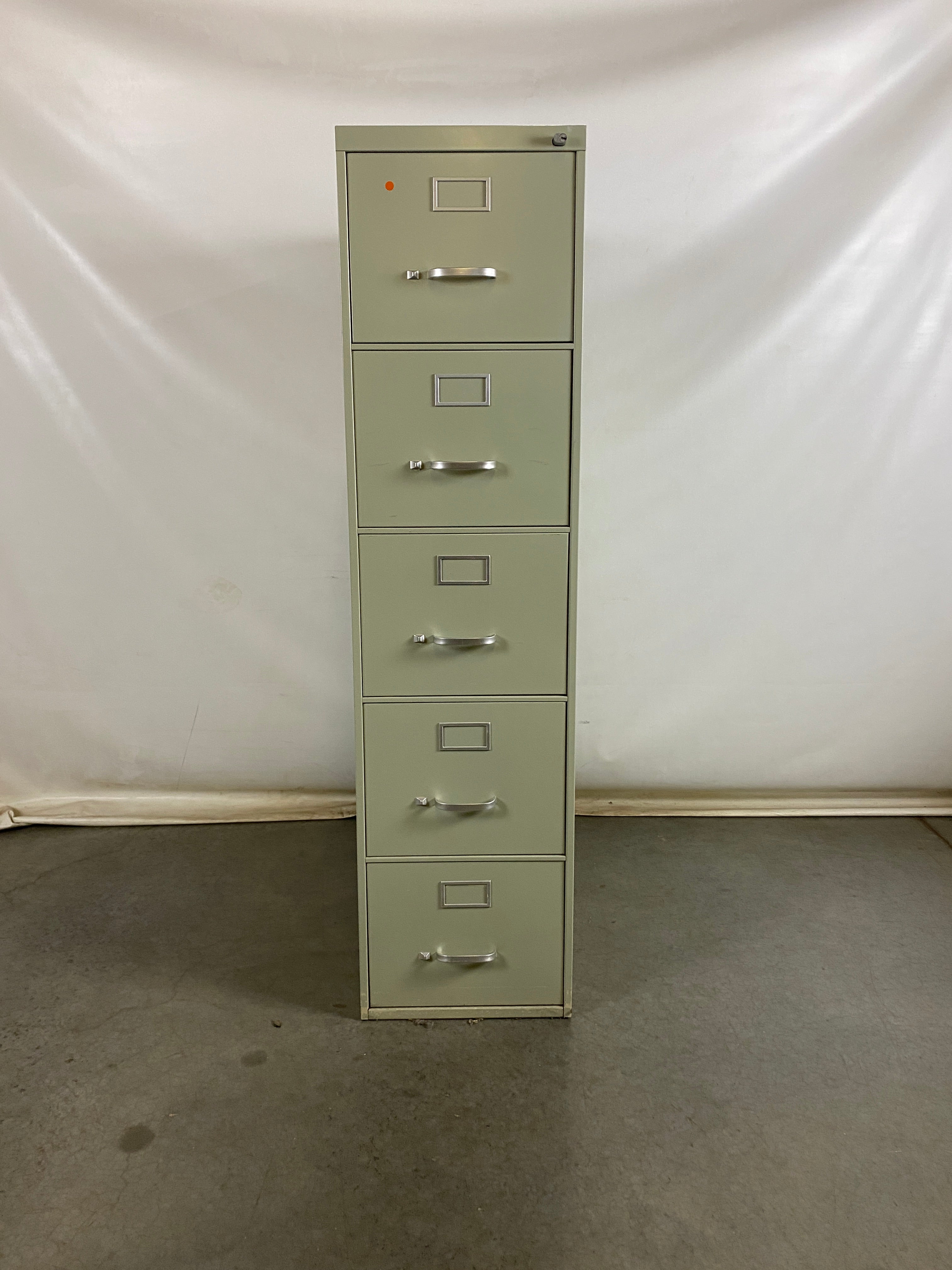 Grey 5 Drawer File Cabinet