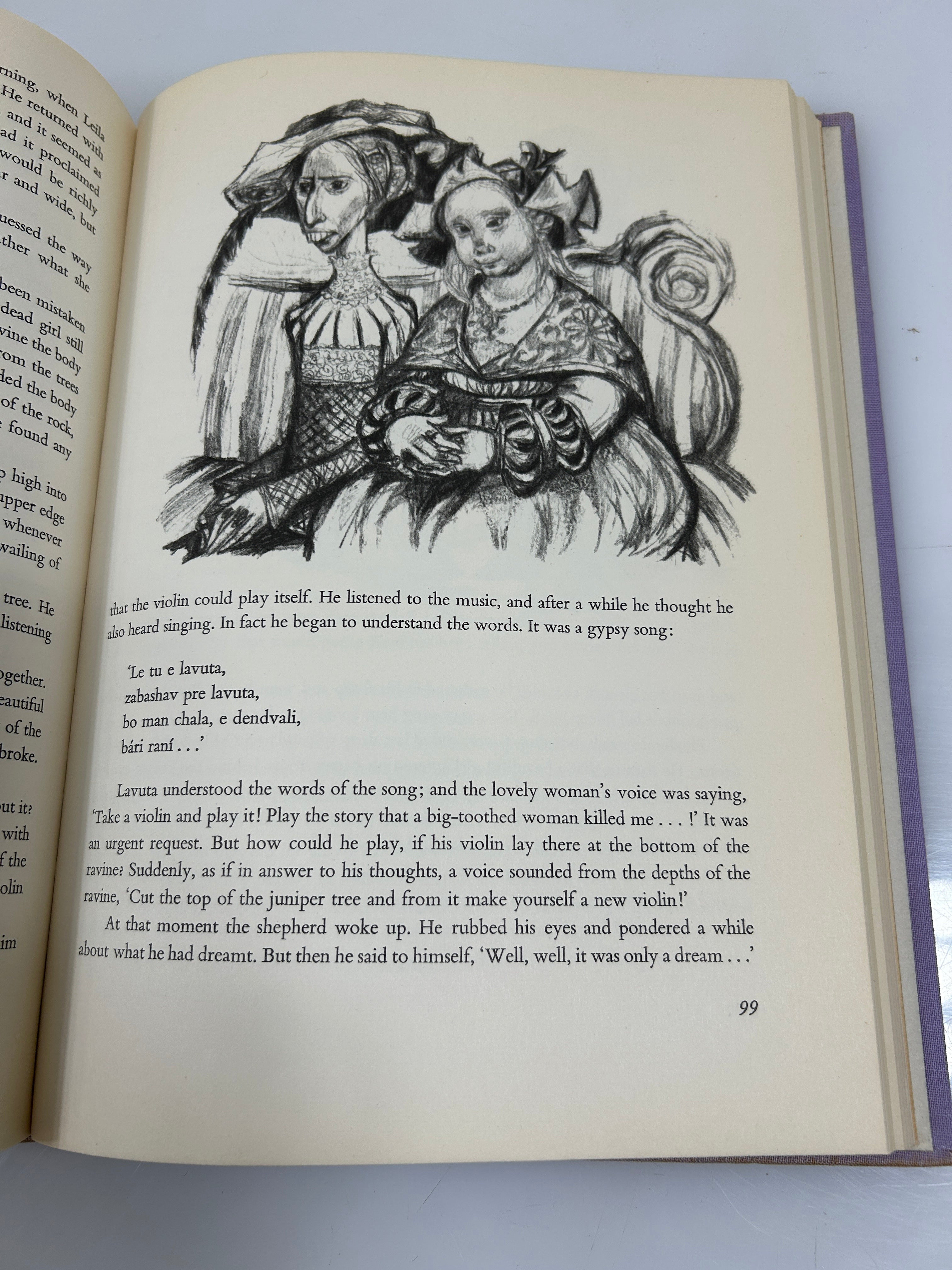 Gypsy Folk Tales by M.Voriskova Ill by Mila Dolezelova Pub Paul Hamlyn 1966 HCDJ