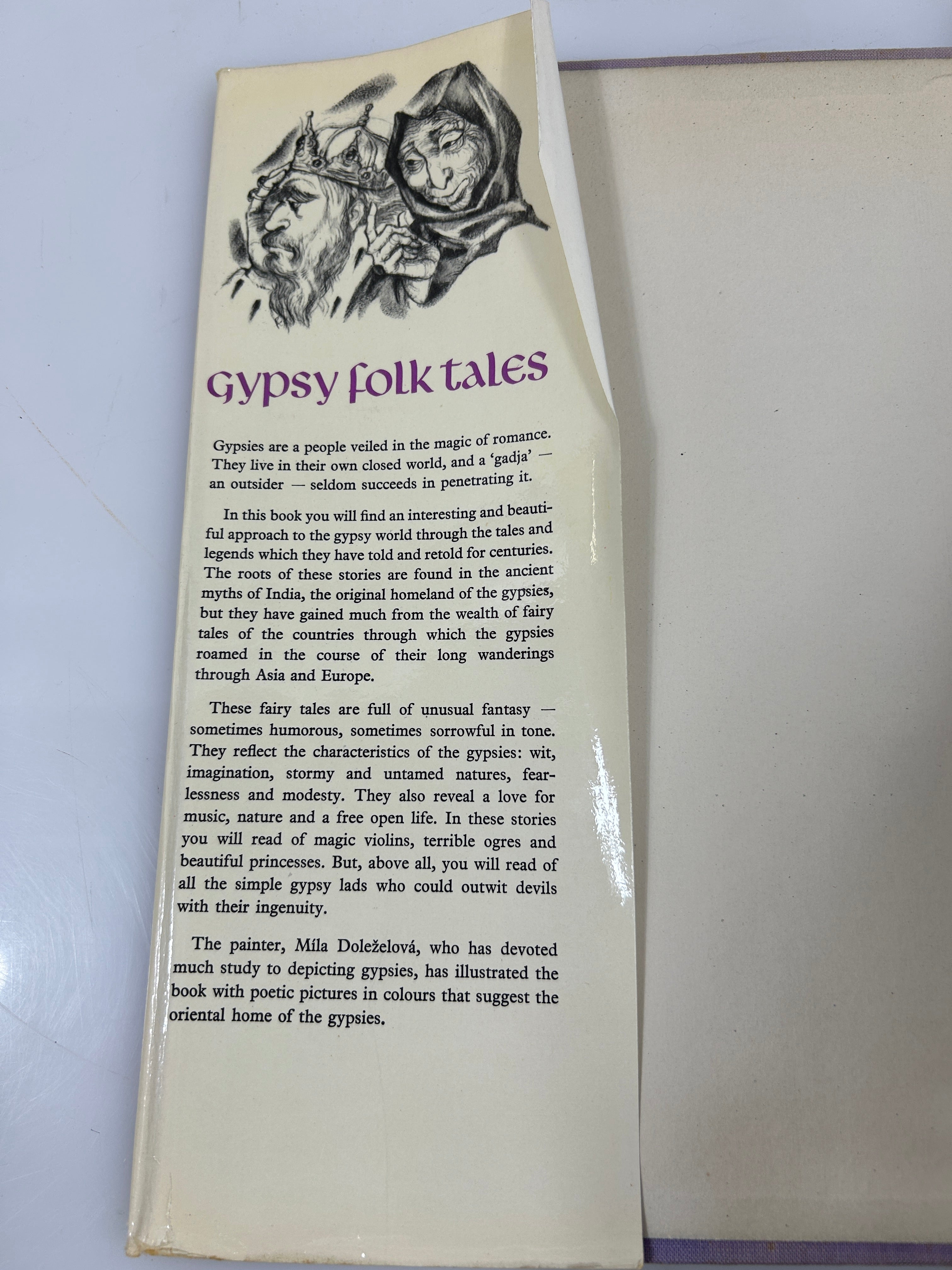 Gypsy Folk Tales by M.Voriskova Ill by Mila Dolezelova Pub Paul Hamlyn 1966 HCDJ