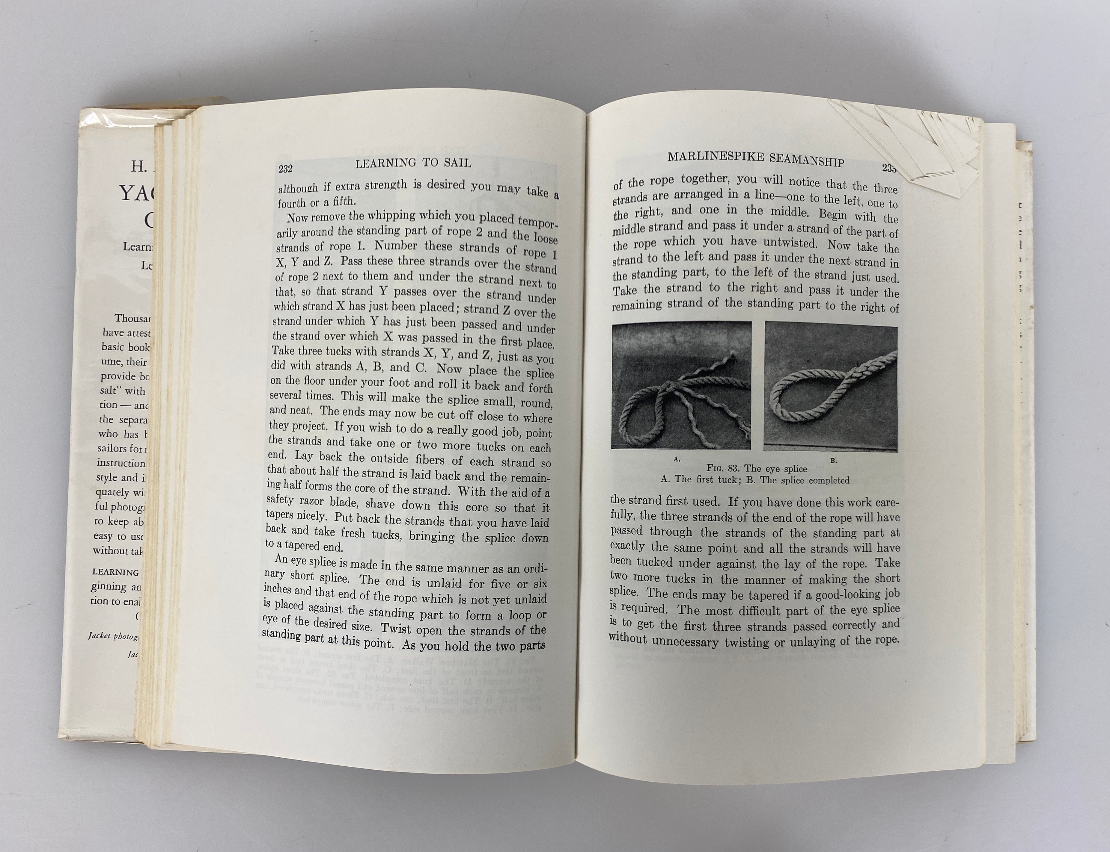 H.A. Calahan's Yachtsman's Omnibus Learning to Sail/Race/Cruise 1968 HCDJ