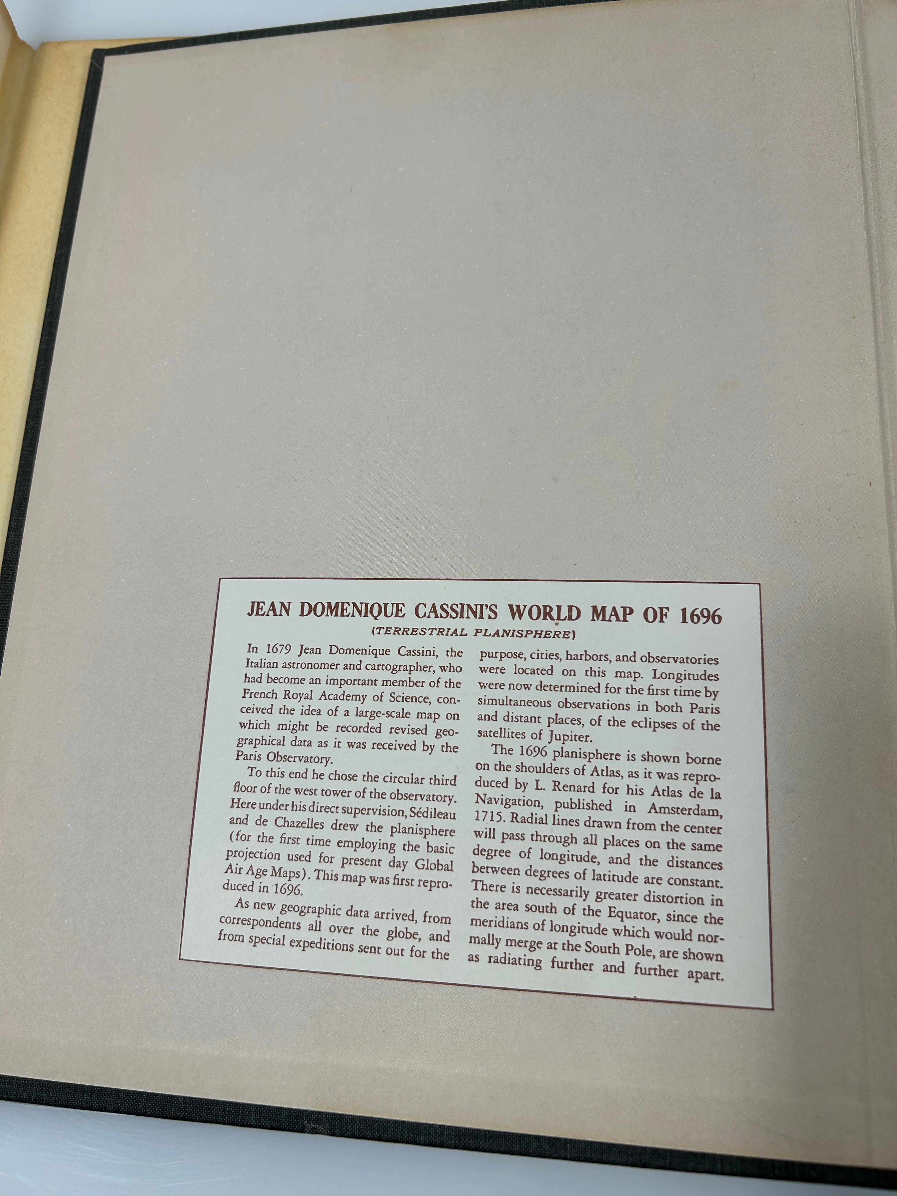 Hammond's Library World Atlas Completely Revised Edition 1965