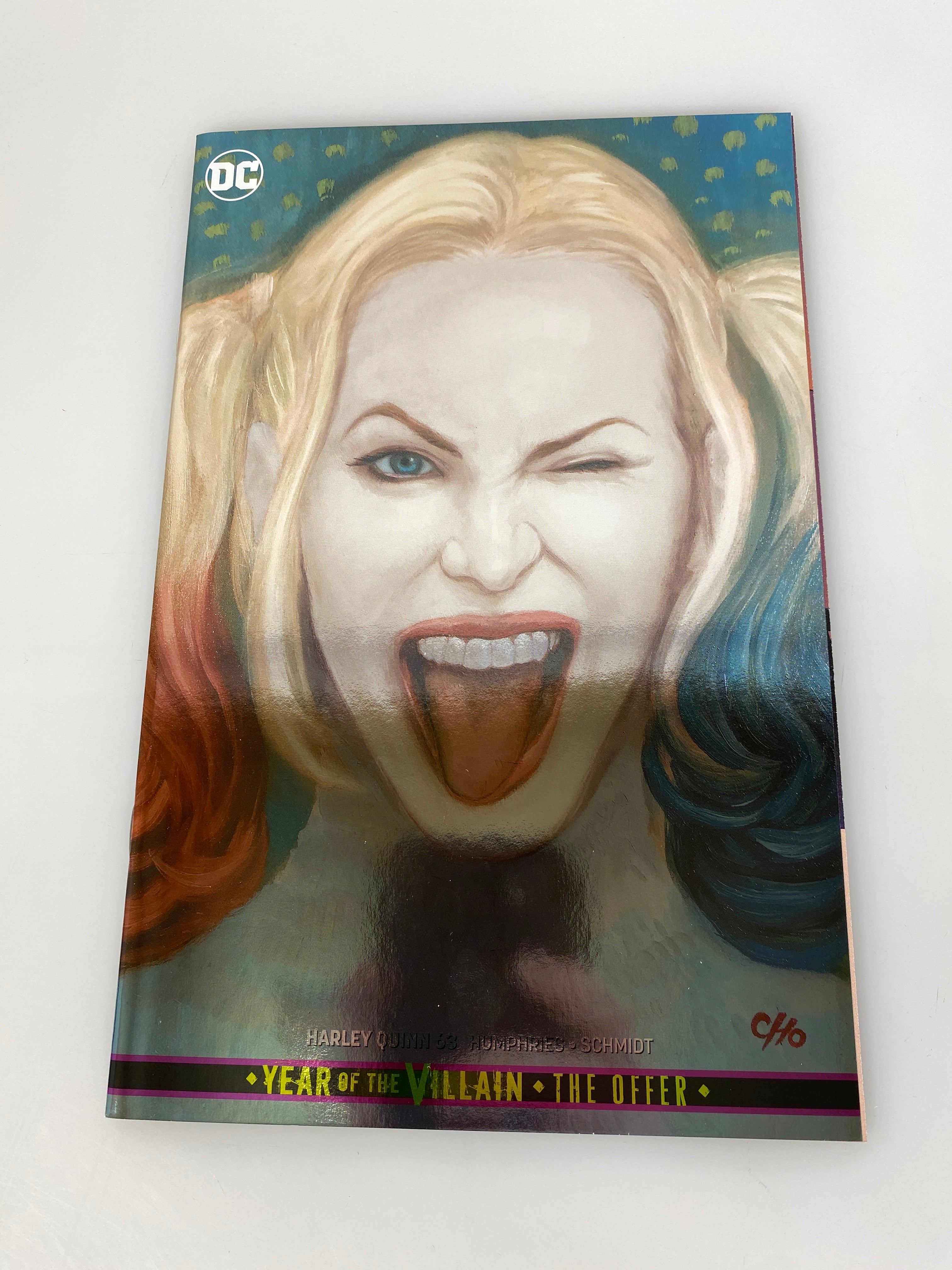 Harley Quinn 63 Frank Cho variant silver foil 2019