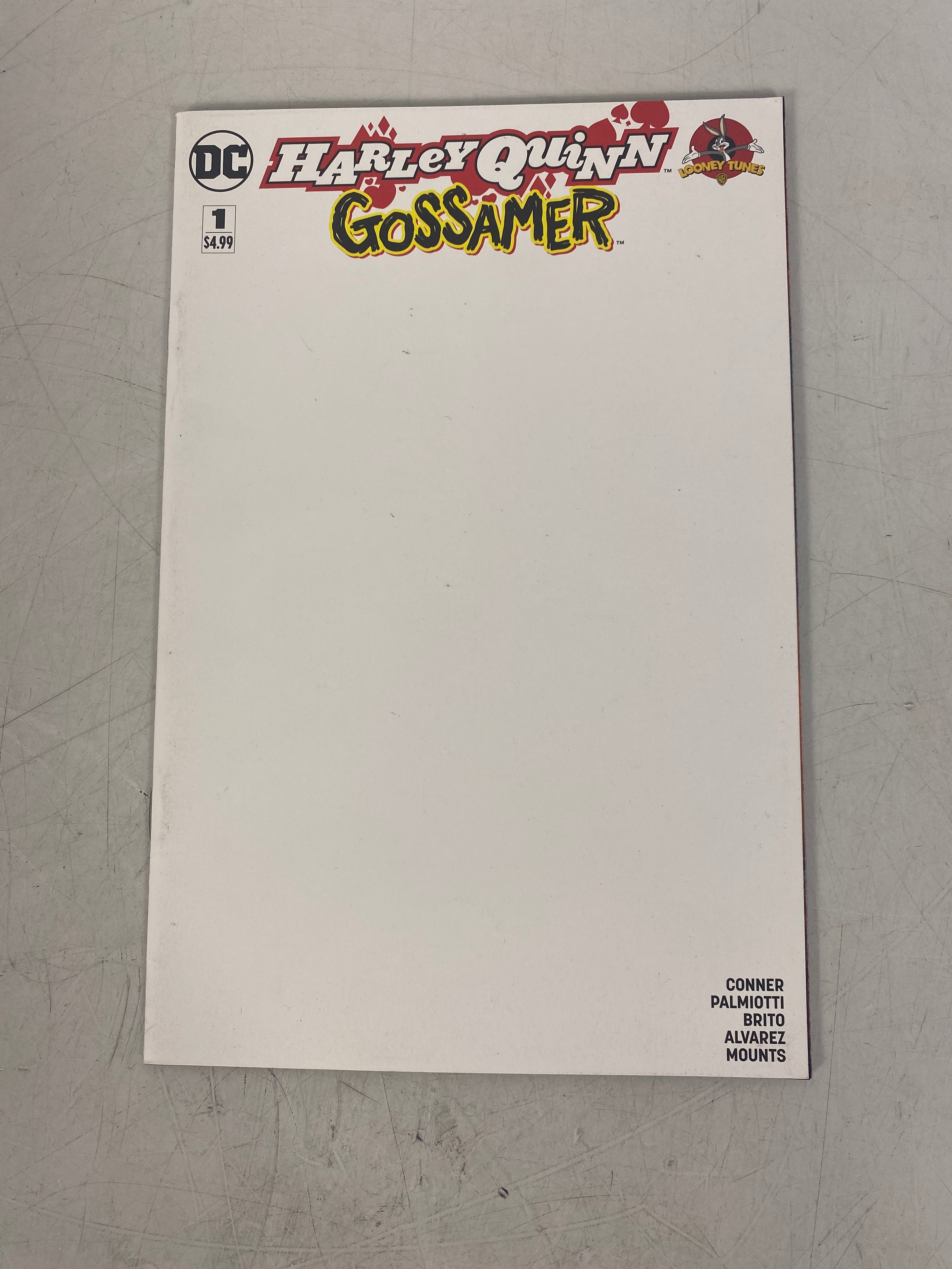 Harley Quinn Gossamer #1 with Variant Blank Cover