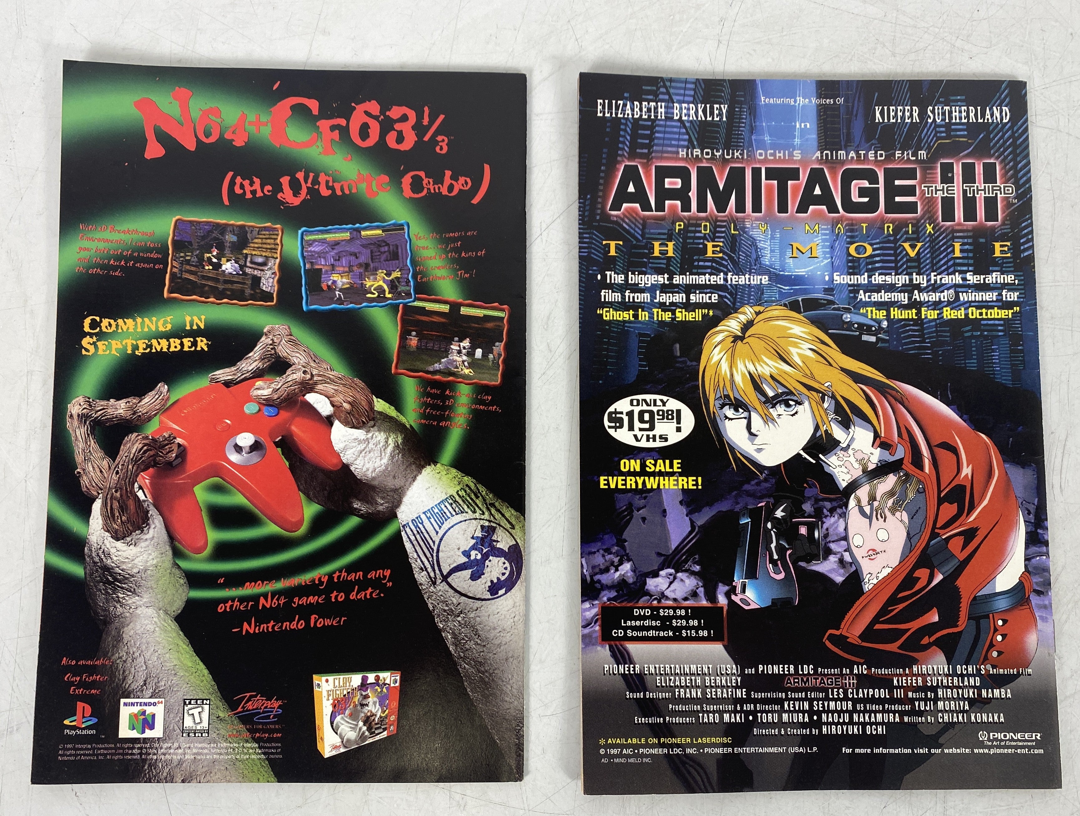 Hellblazer DC Lot of 2 Issues 1 and 2 1997/1998