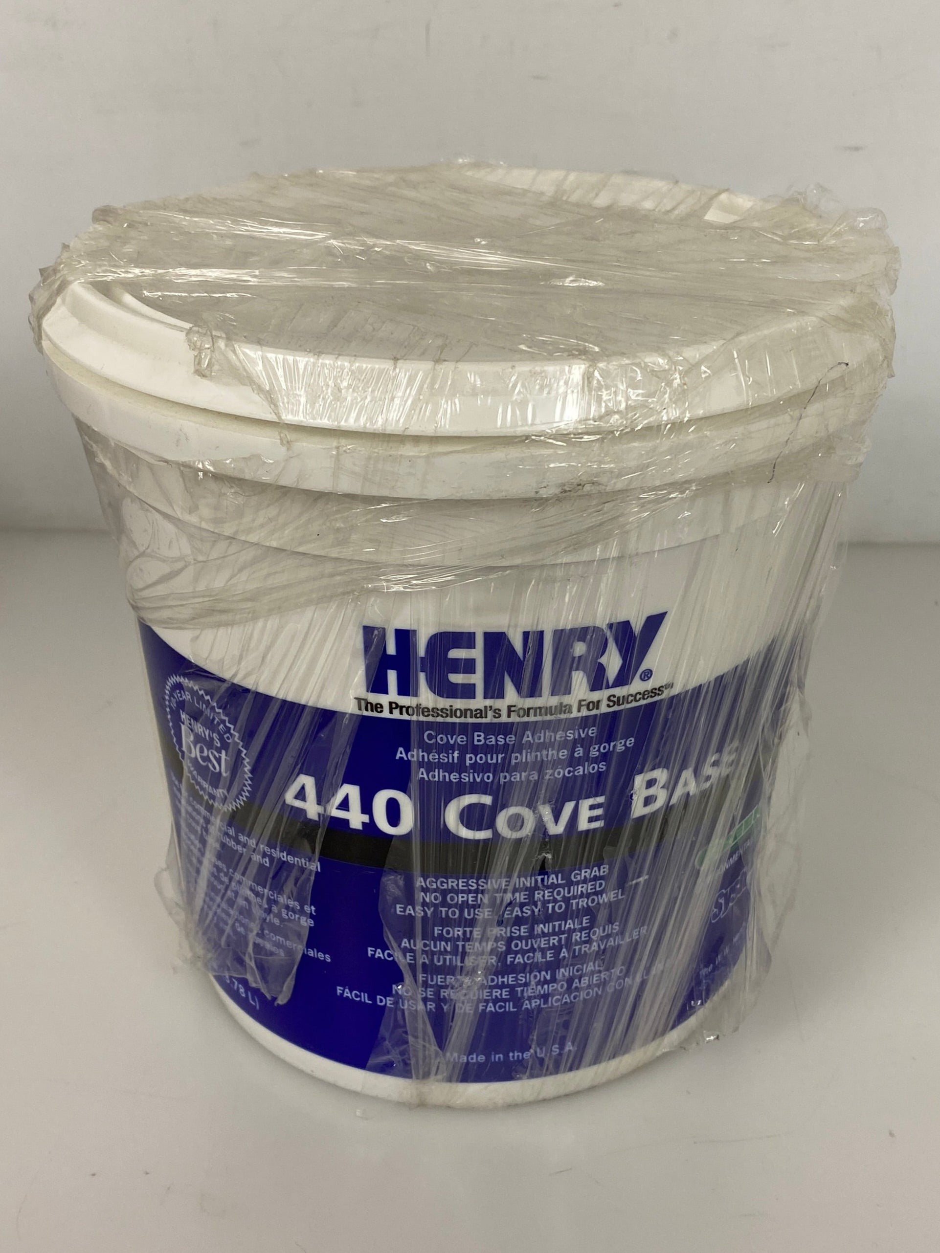 Henry #440 Cove Base Adhesive Pack of 3