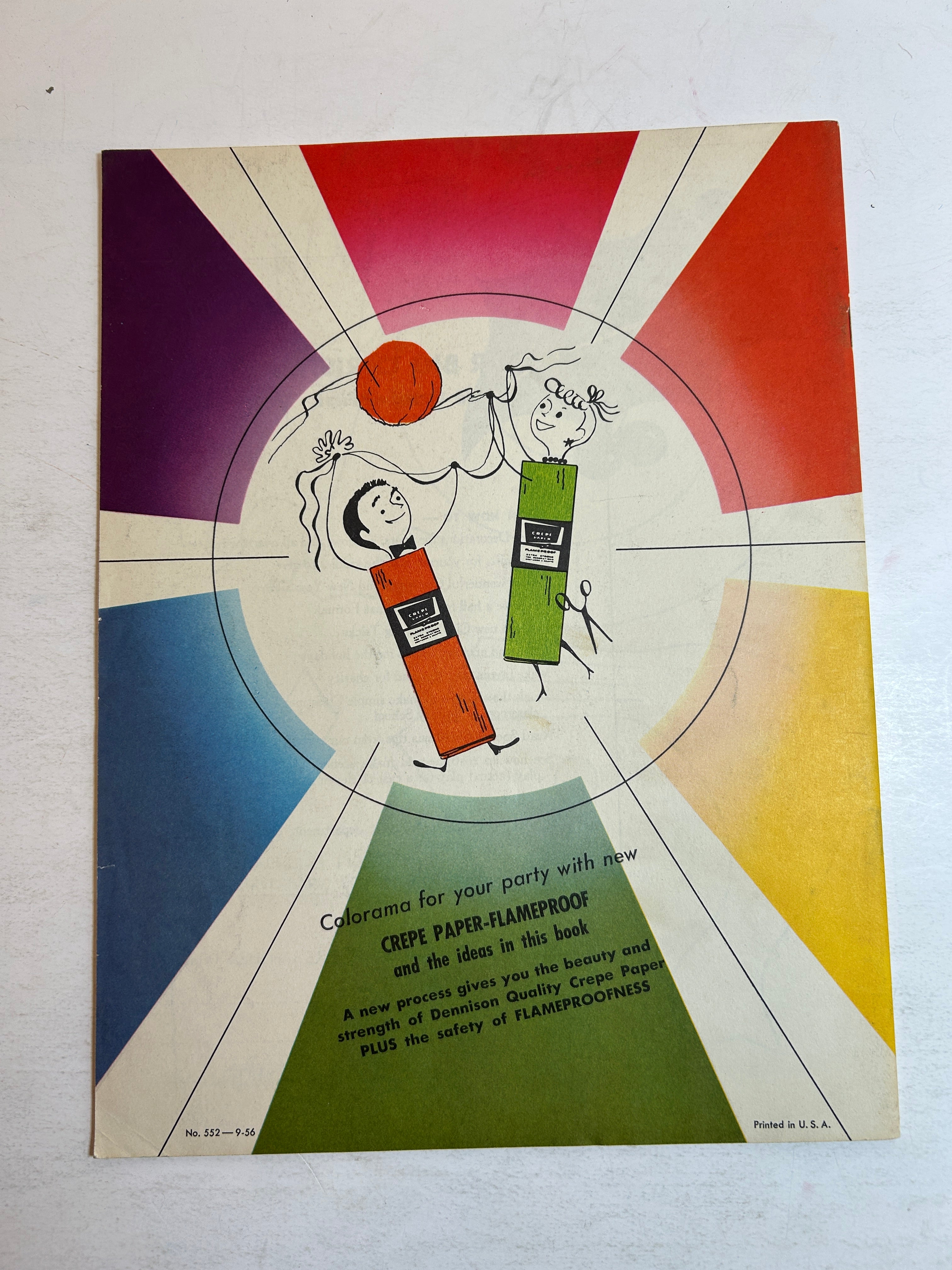 Here's An Idea Dennison Book of Crafts Party Decoration 1956 For Autumn