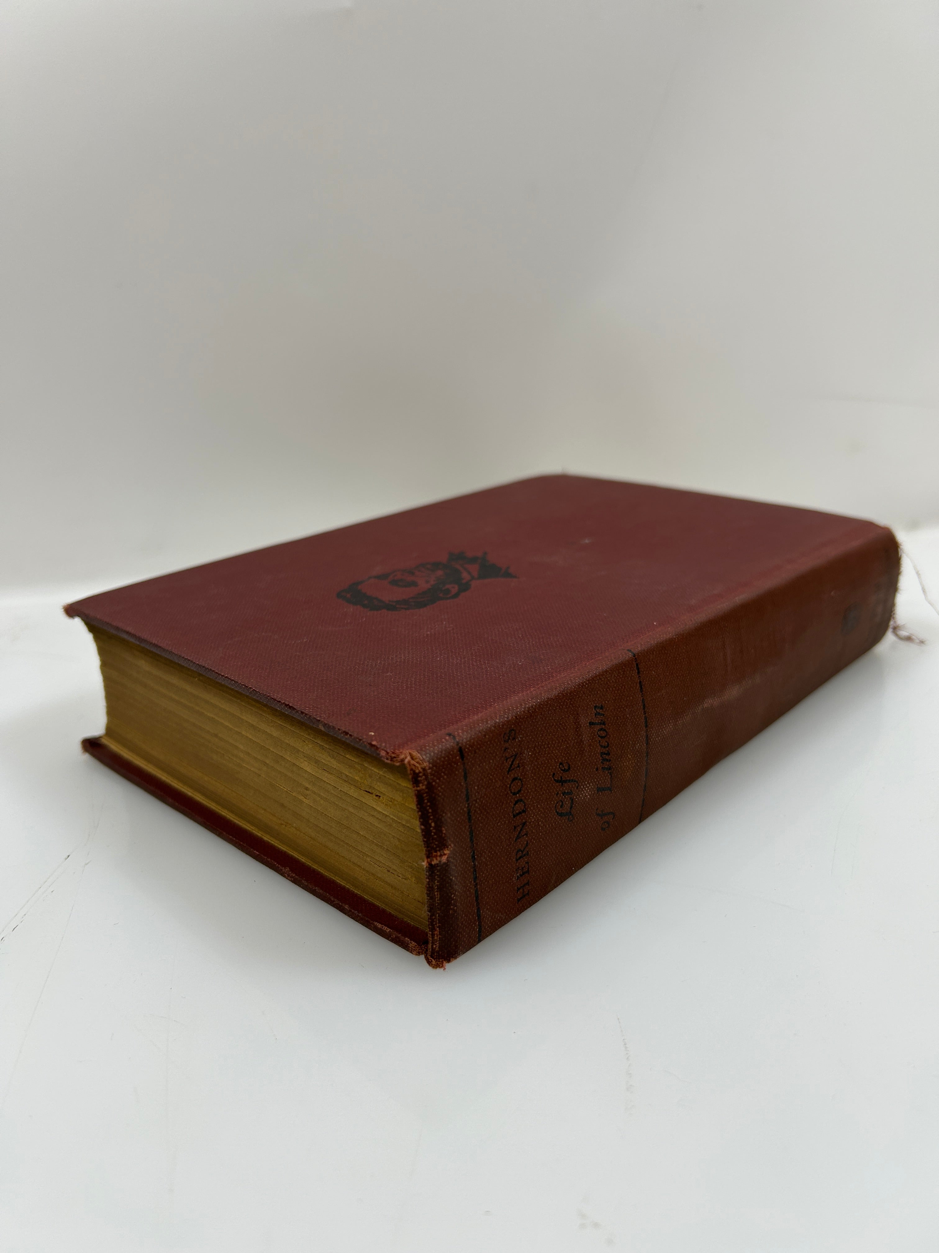 Herndon's Life of Lincoln 1943 First Edition Second Printing HC
