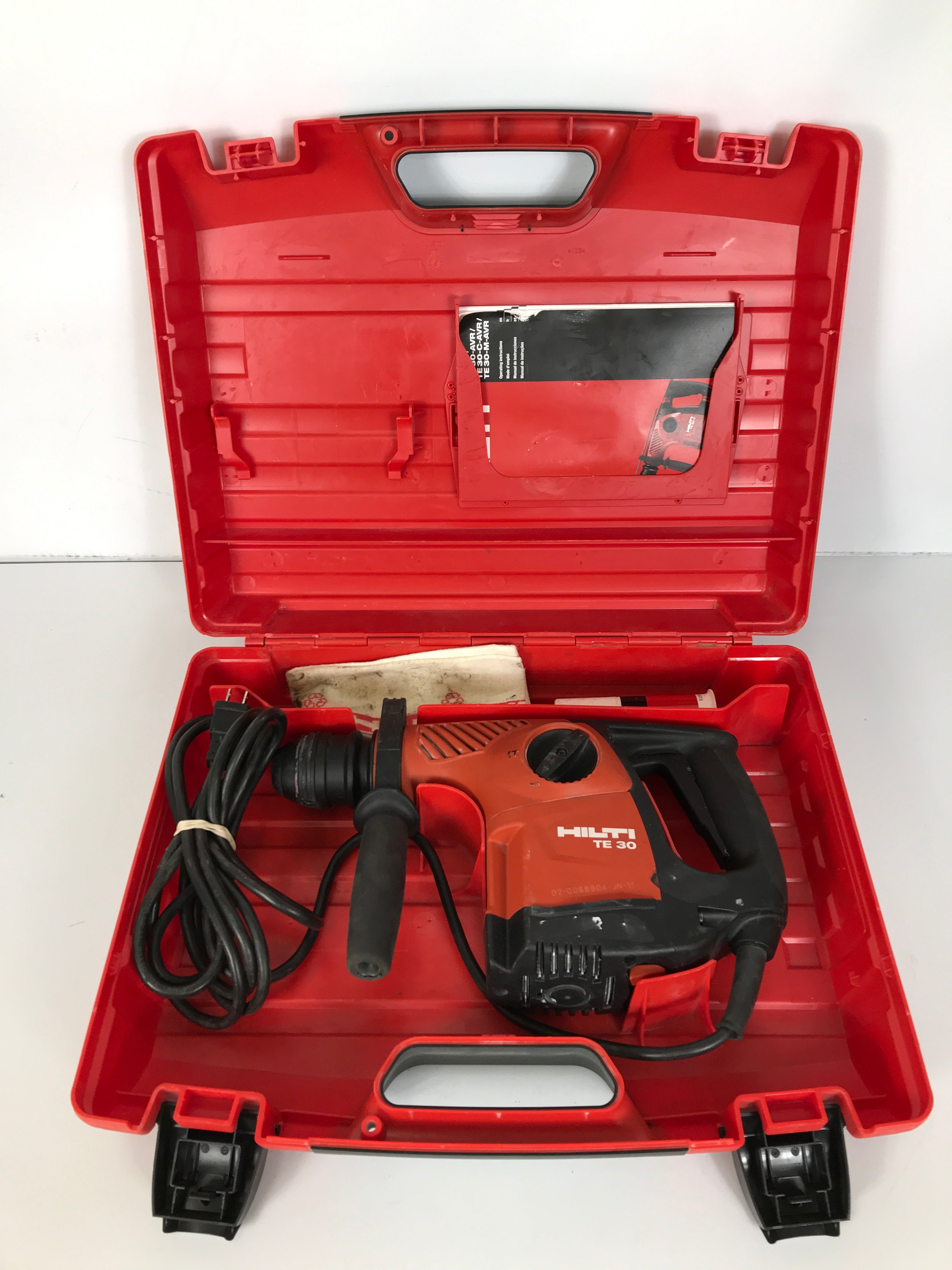 HILTI TE 30 Heavy Duty Corded Rotary Hammer Drill with Case – MSU