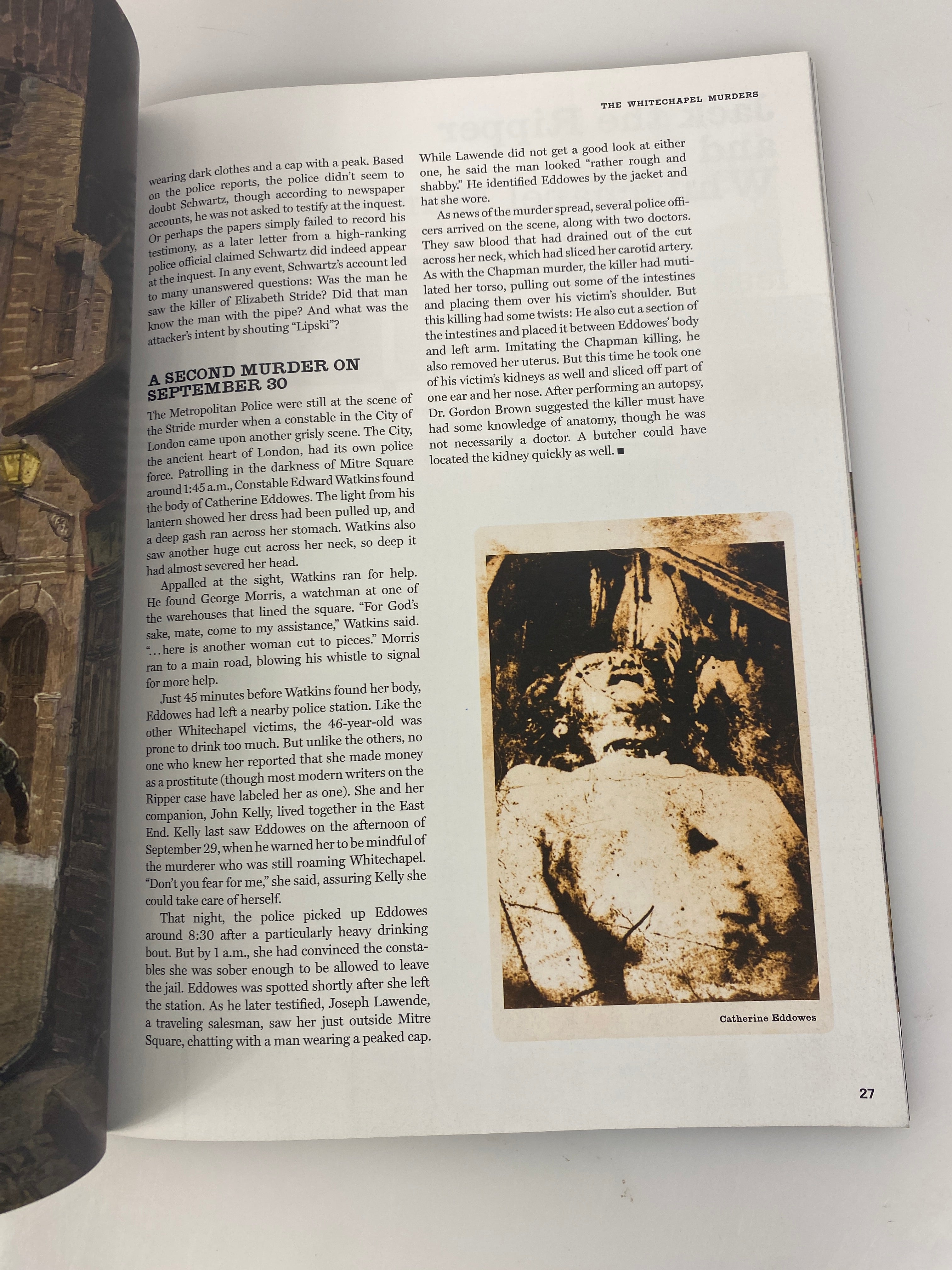 History Channel Magazine Jack the Ripper 2018