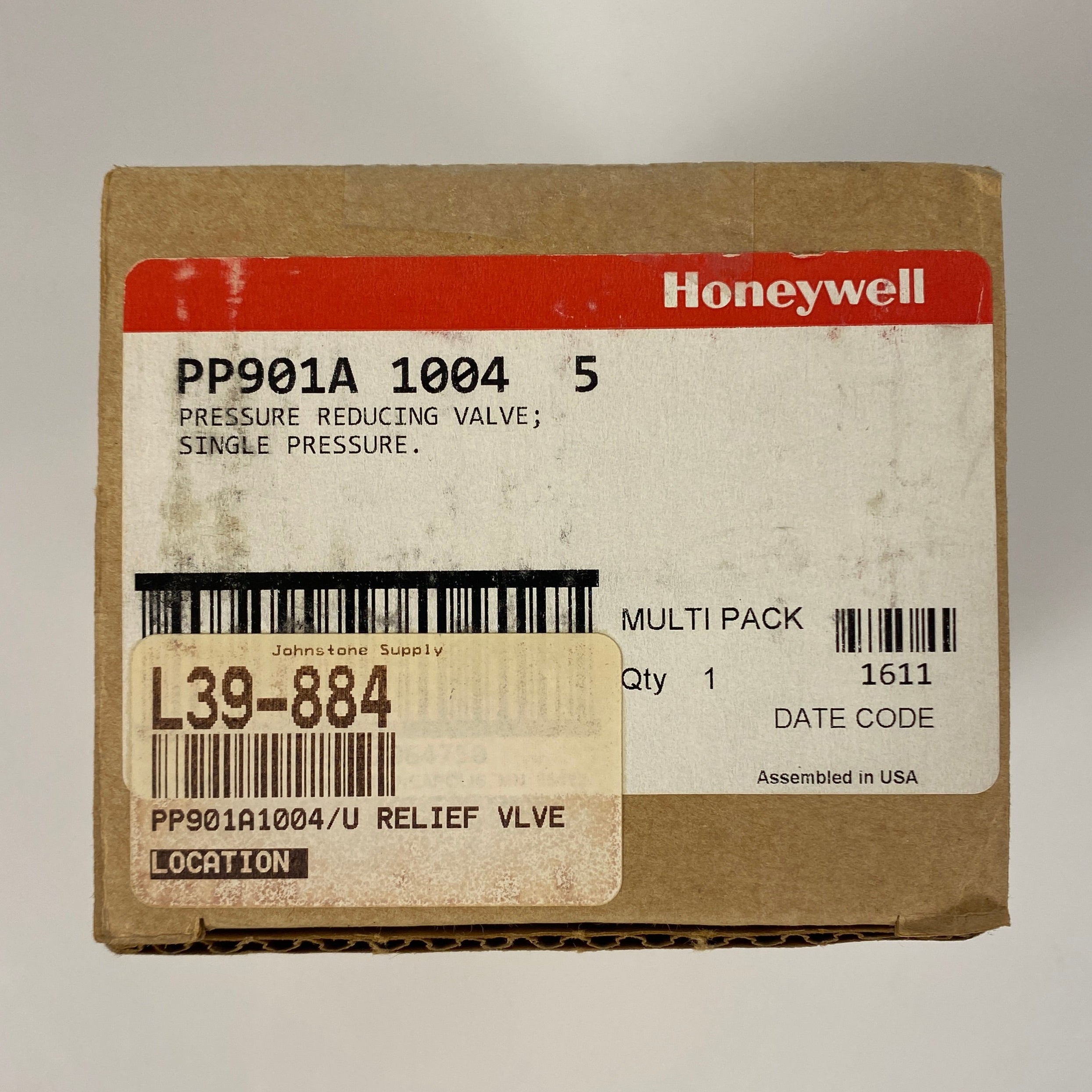 Honeywell #PP901A-1004-5 Single Pressure System Valve