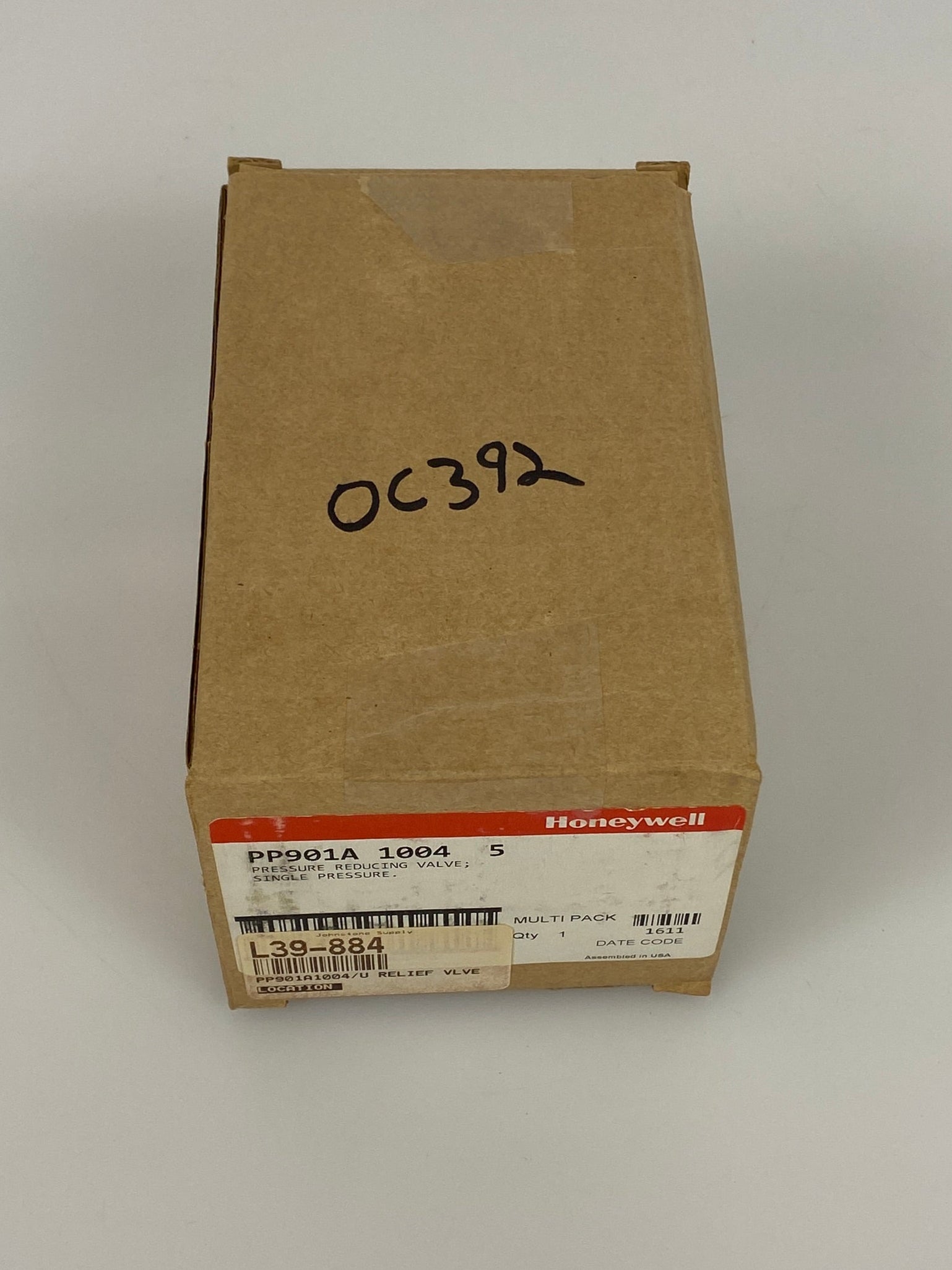 Honeywell #PP901A-1004-5 Single Pressure System Valve