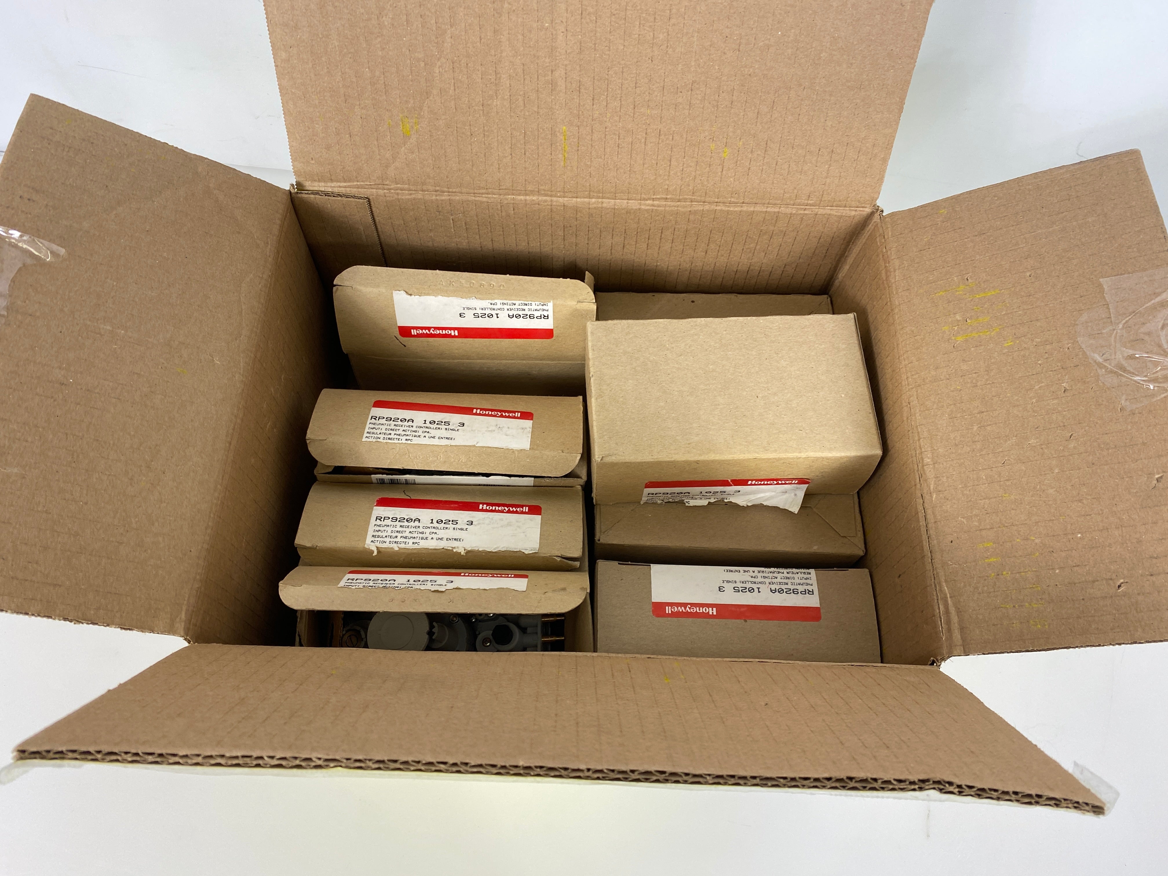 Honeywell #RP920A-1025-3 Pneumatic Receiver Controller Pack of 9
