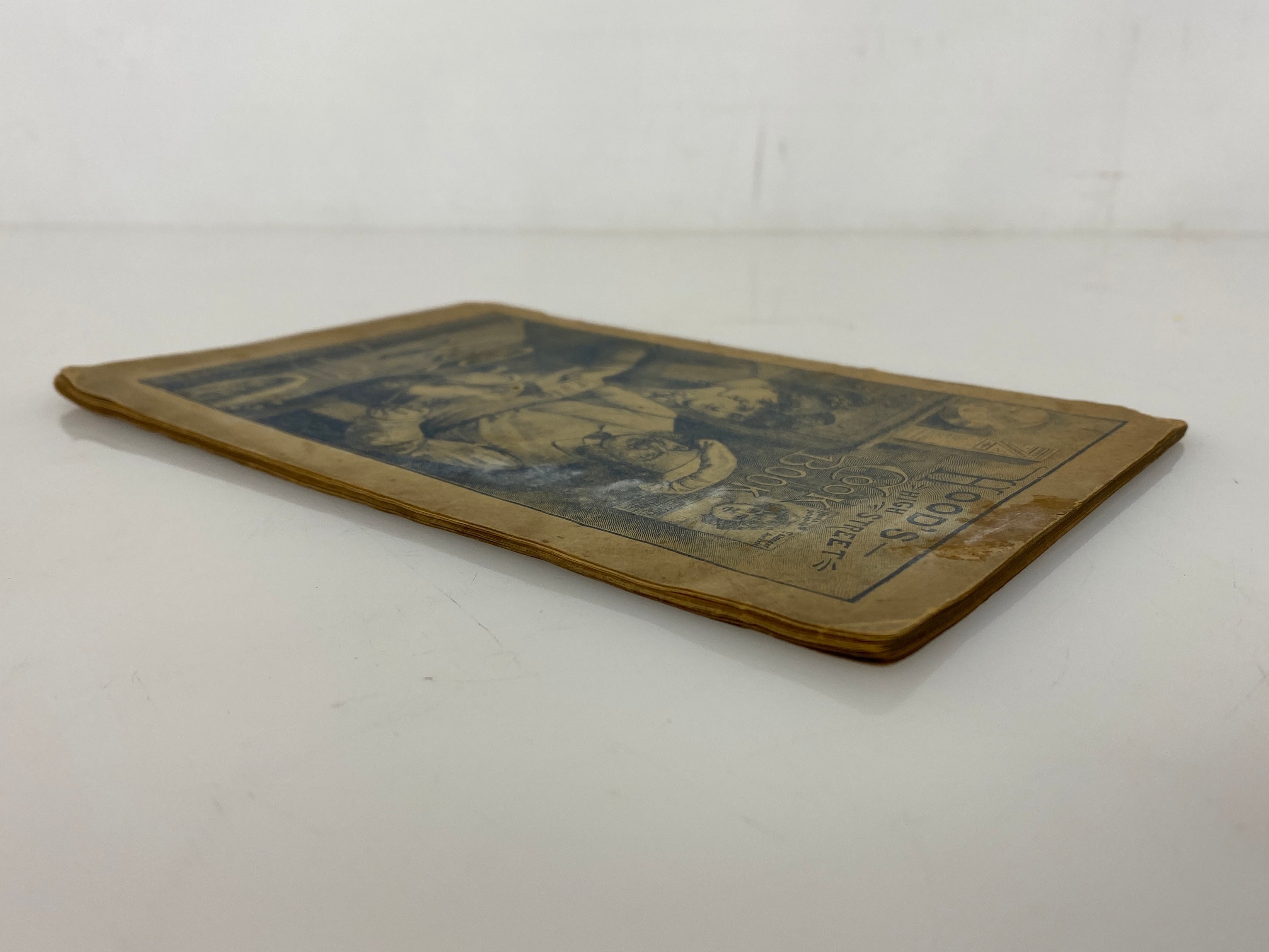 Hood's High Street Cook Book C.I. Hood Co. Lowell, MA c1890 Antique SC