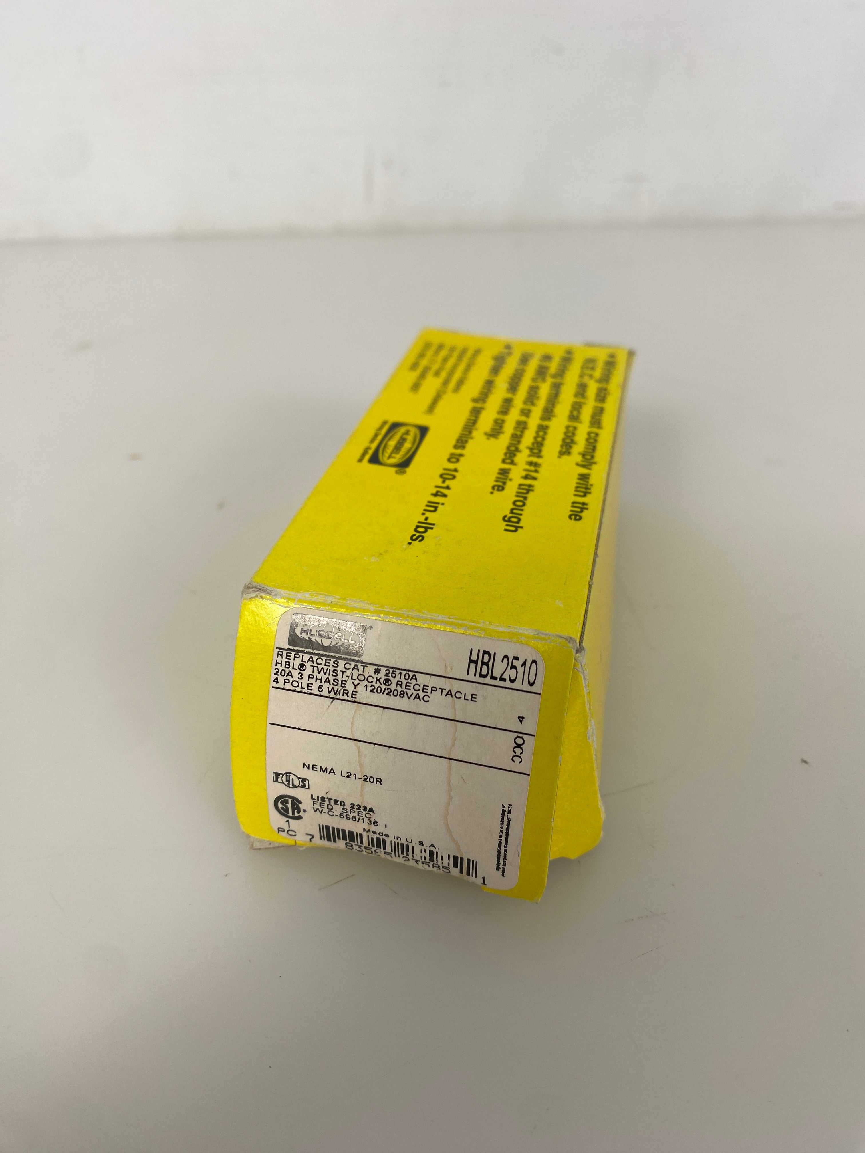 Hubbell HBL2510 Twist Locking Receptacle Pack of 2