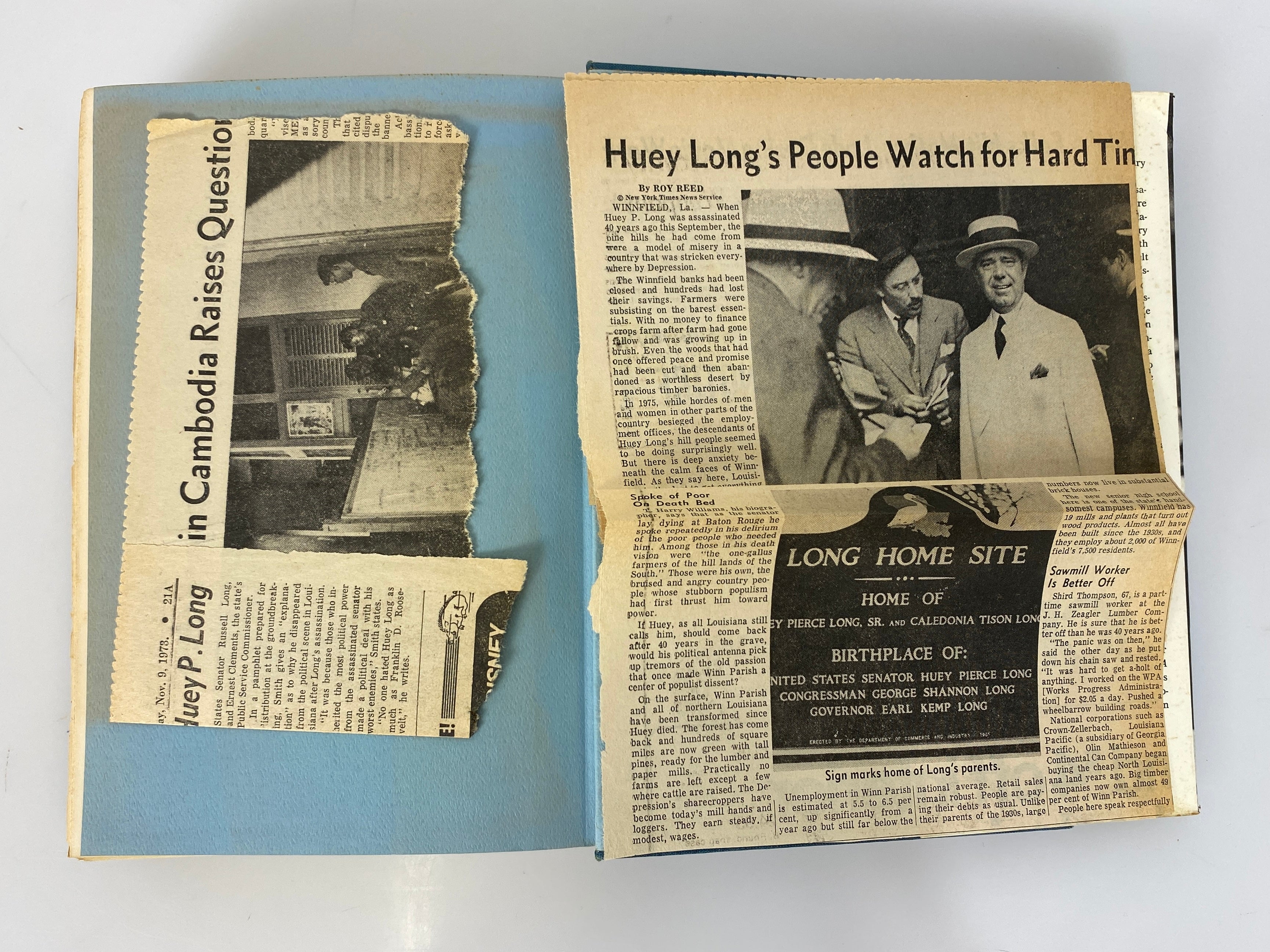 Huey Long A Biography by T. Harry Williams 1970 1st Edition 5th Printing HC DJ