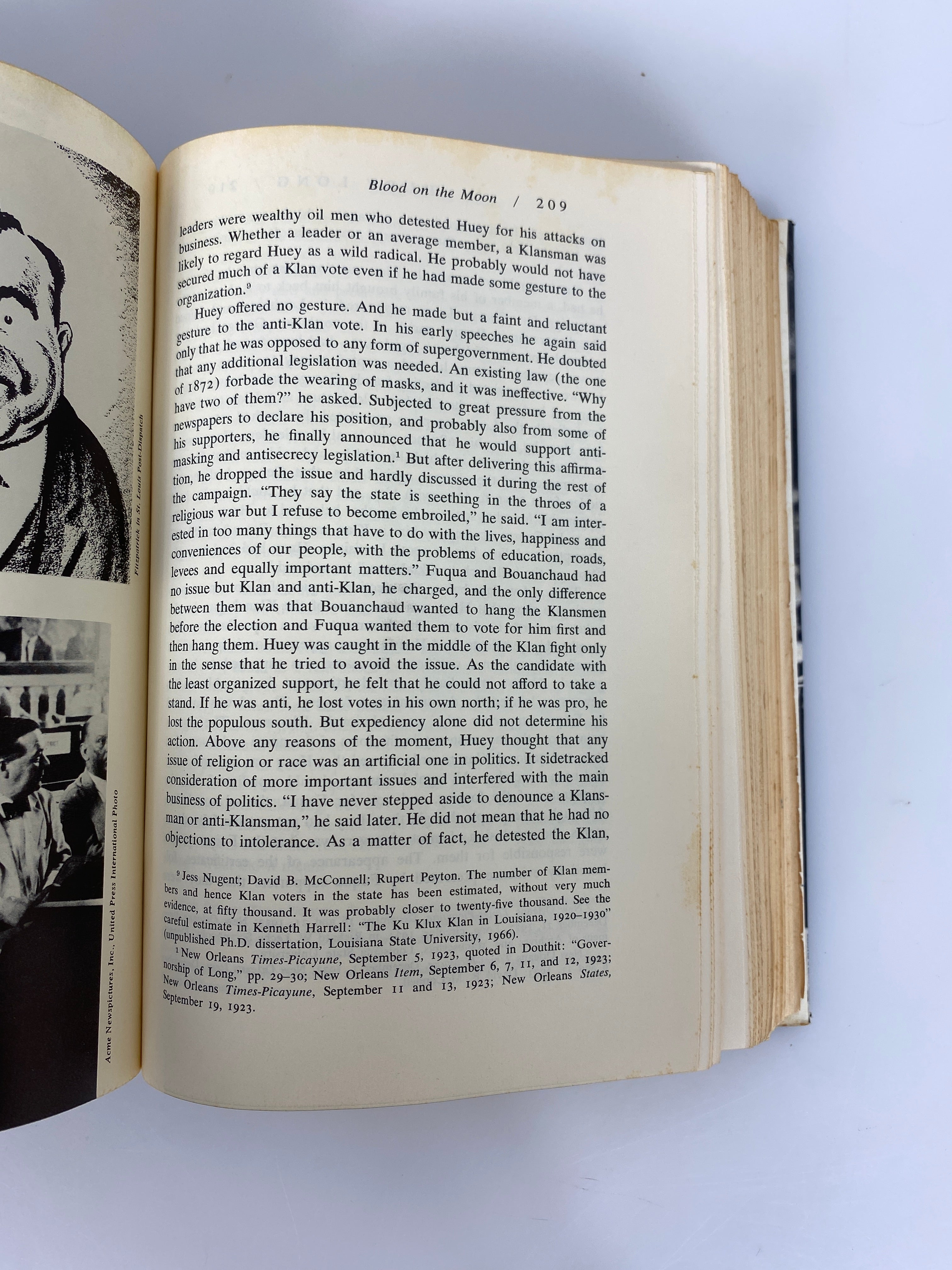 Huey Long A Biography by T. Harry Williams 1970 1st Edition 5th Printing HC DJ
