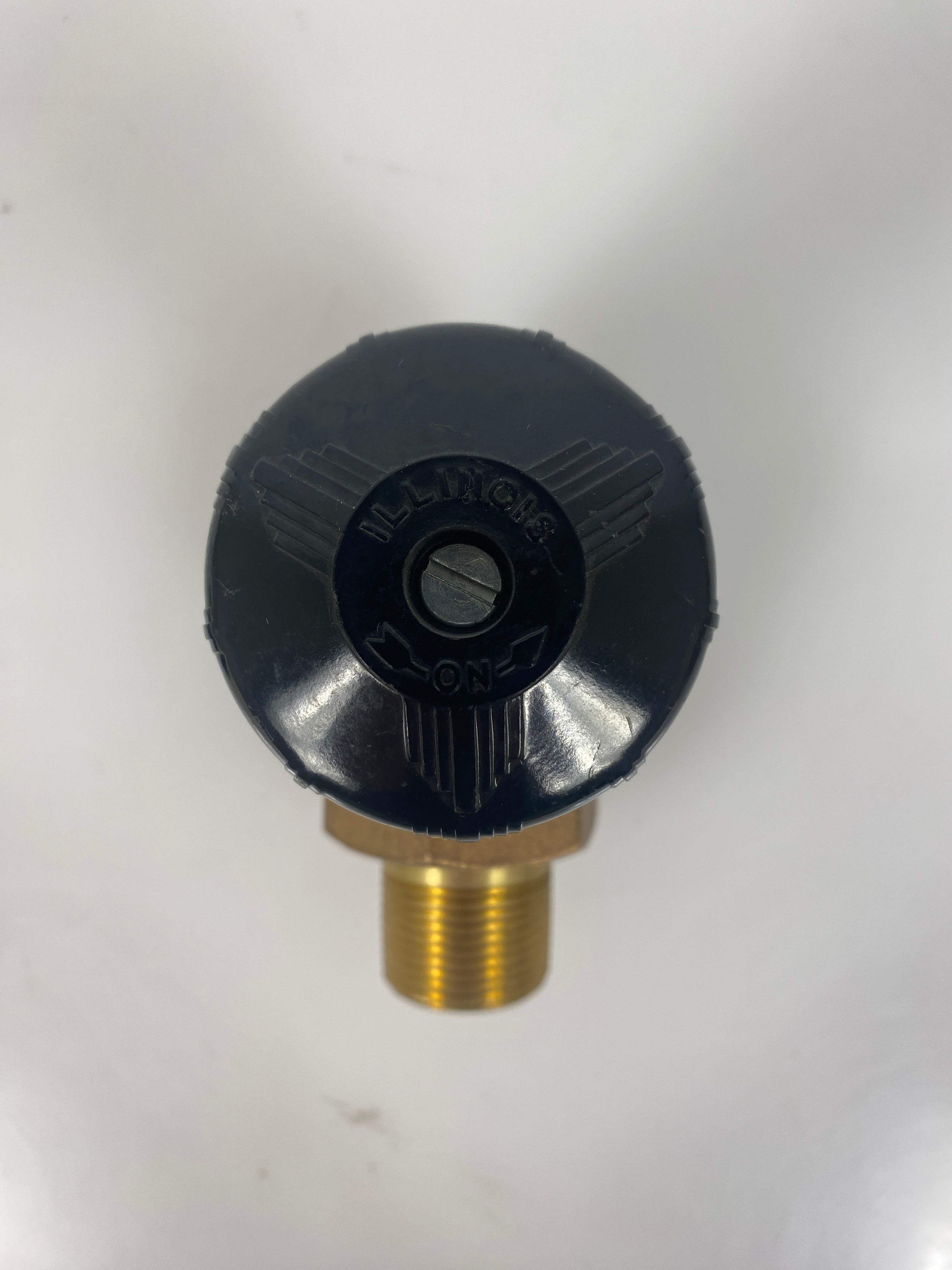 Illinois Brass Threaded Valve Radiator 1" Straight Pack of 2