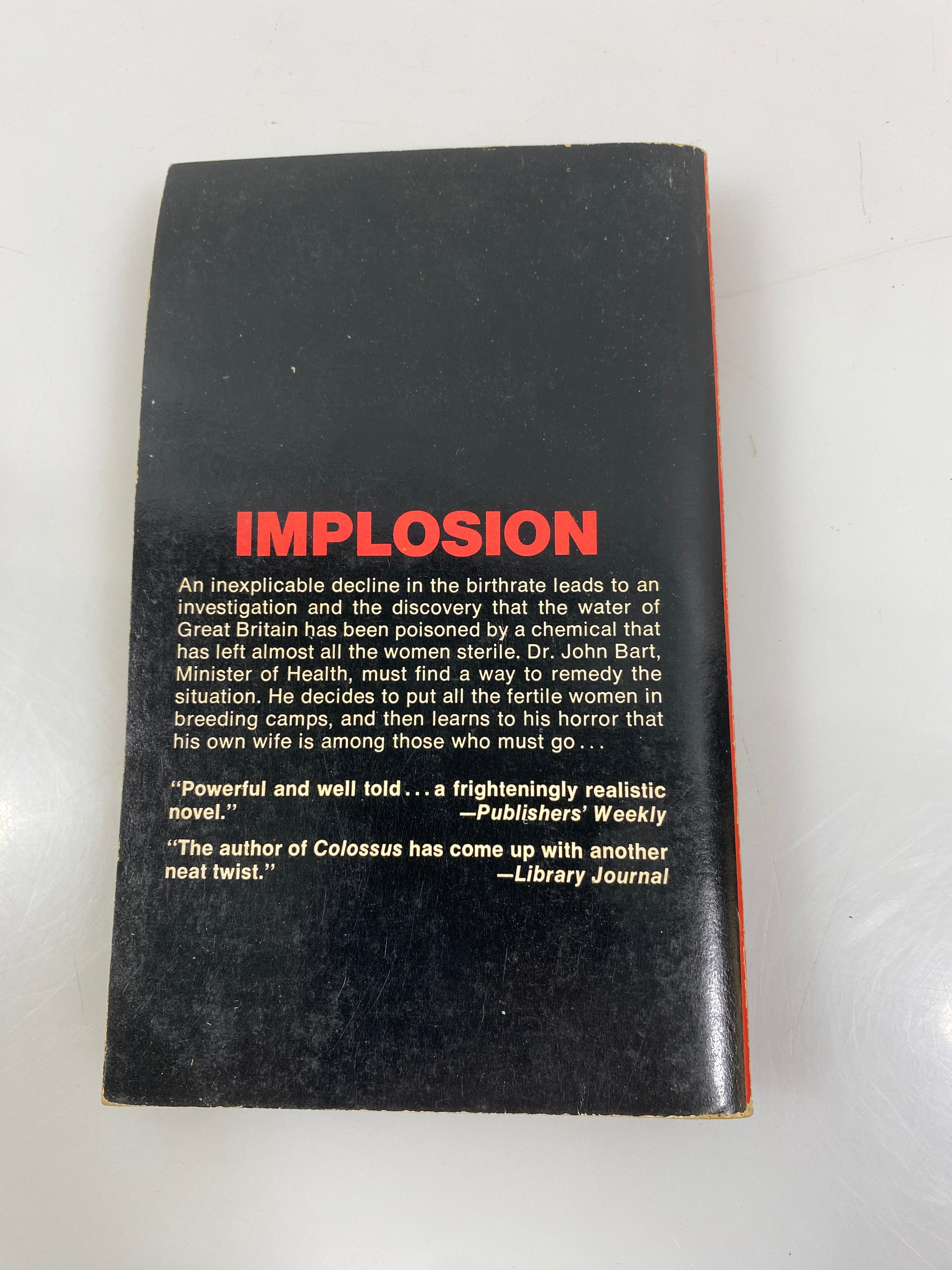 Implosion D.F. Jones Paperback 1972
