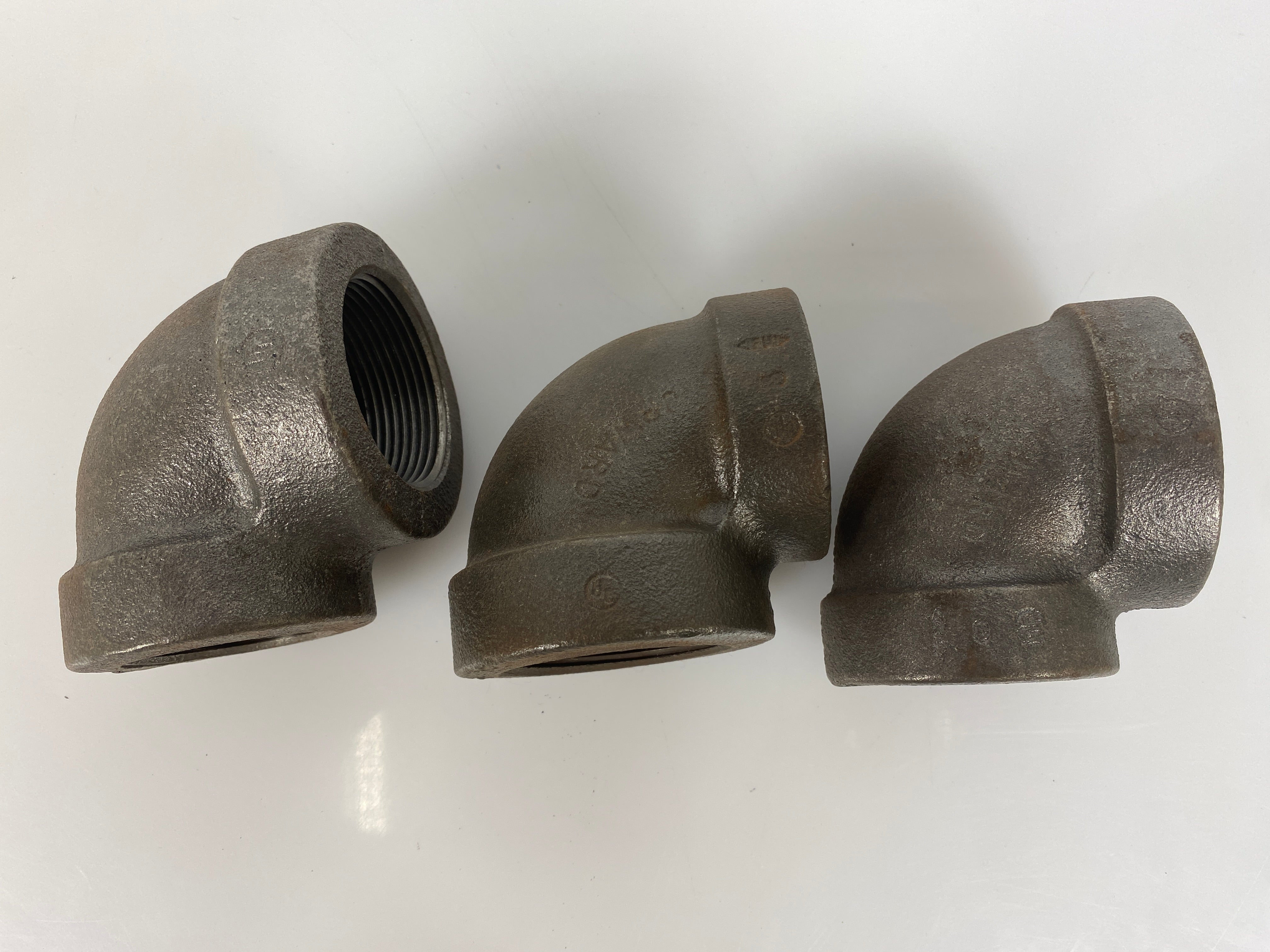 JP Ward Cast Iron Elbow 1 1/2" x 1 1/4" Pack of 3
