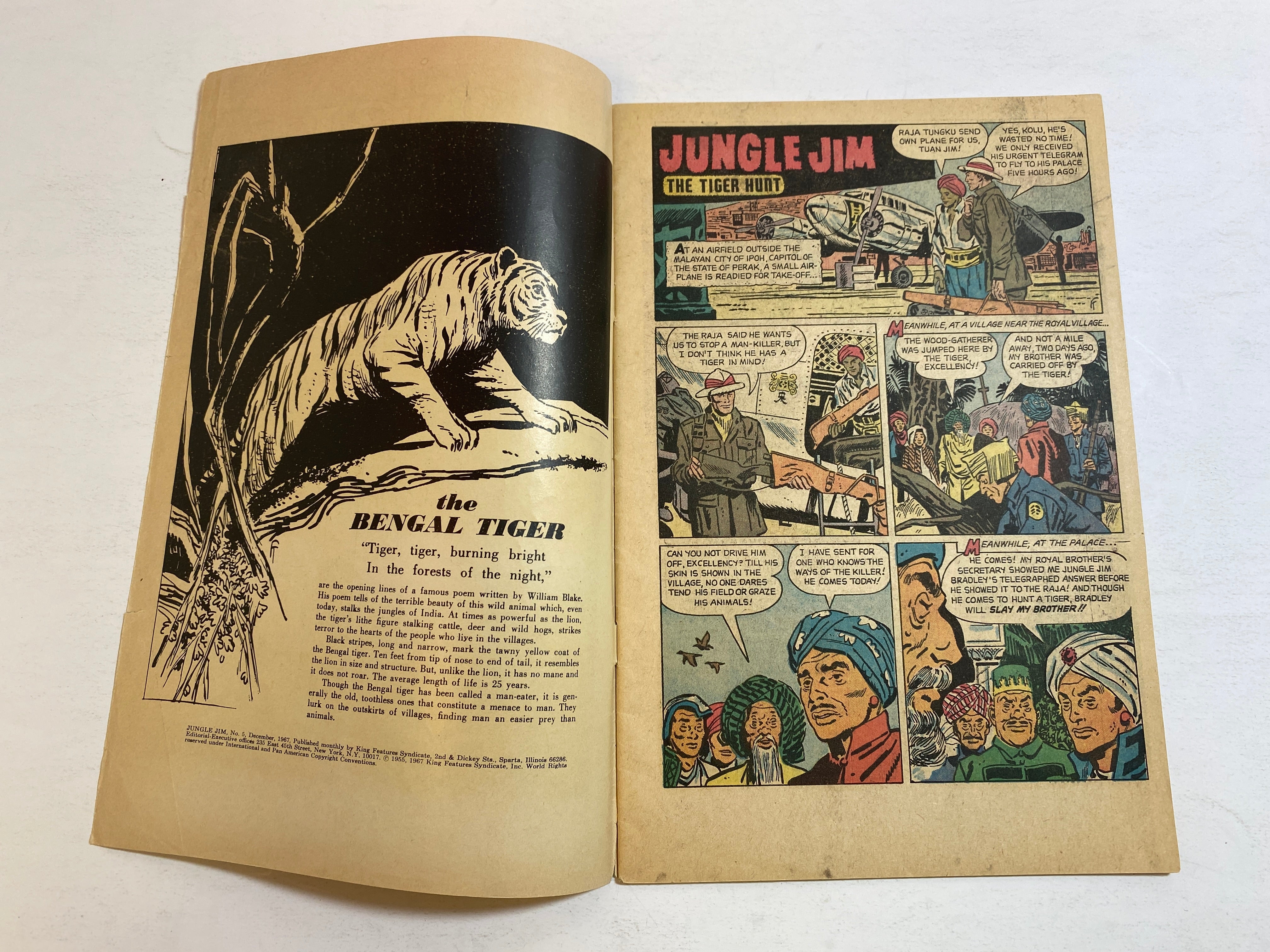 Jungle Jim 5 King Comics 1967